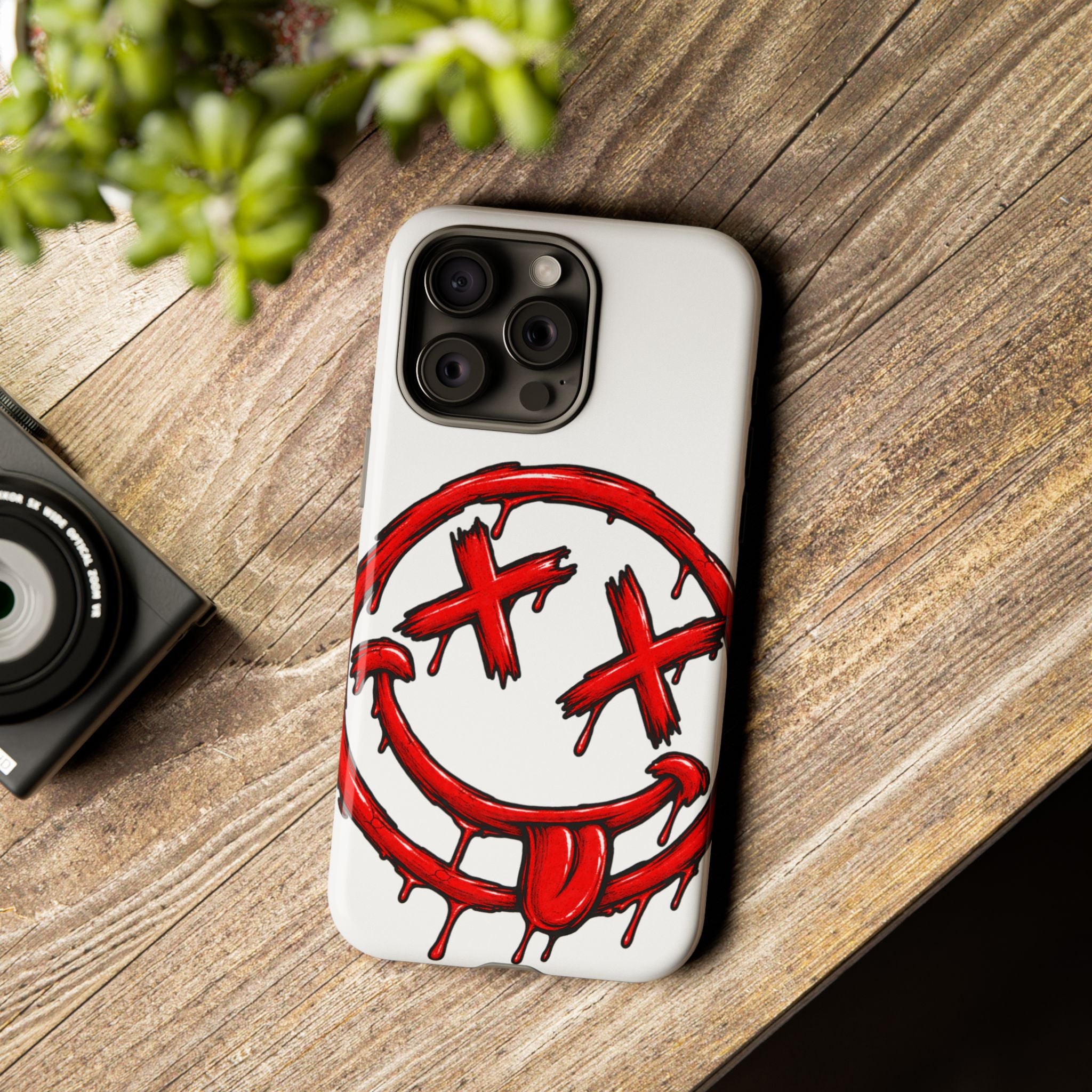 Grunge Dripping Smile Phone Case
