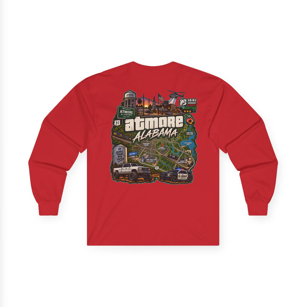 Atmore Alabama Graphic Long Sleeve Tee
