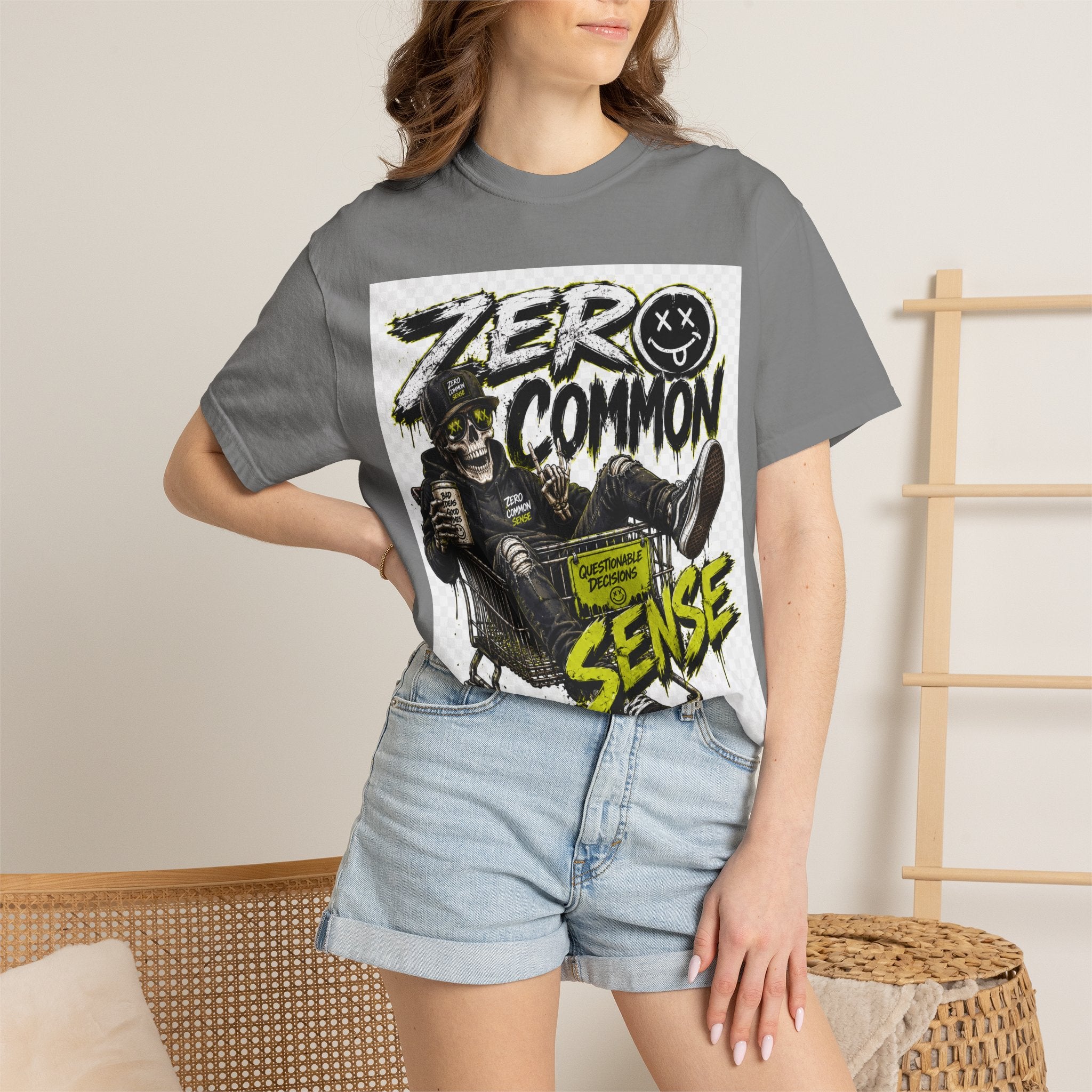 Zero Common Sense Skateboard Graphic T-Shirt