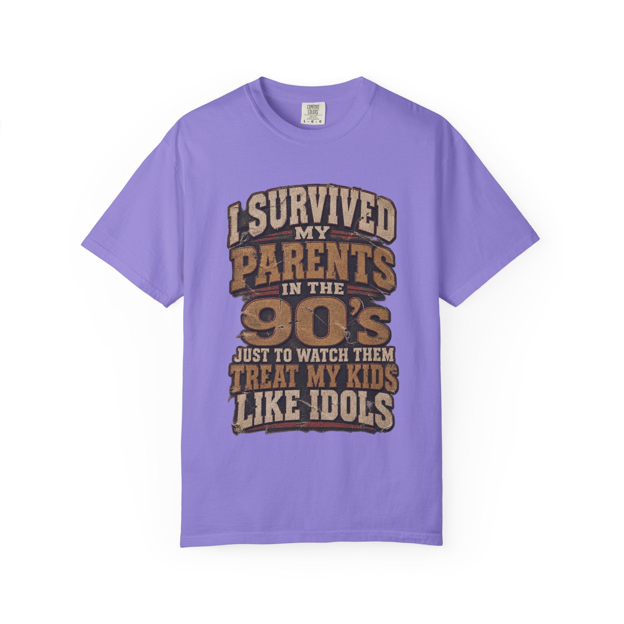 T-Shirt — "I Survived My Parents in the 90s" Retro Family Humor Tee