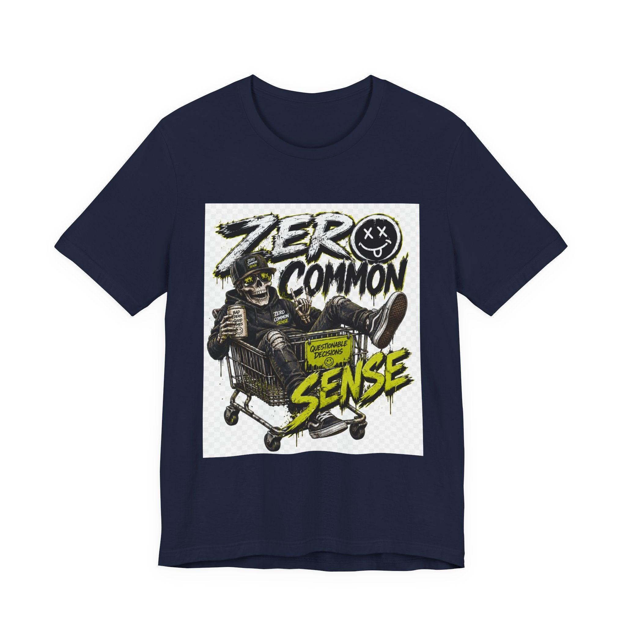 Zero Common Sense Graphic Tee — Edgy Streetwear T-Shirt