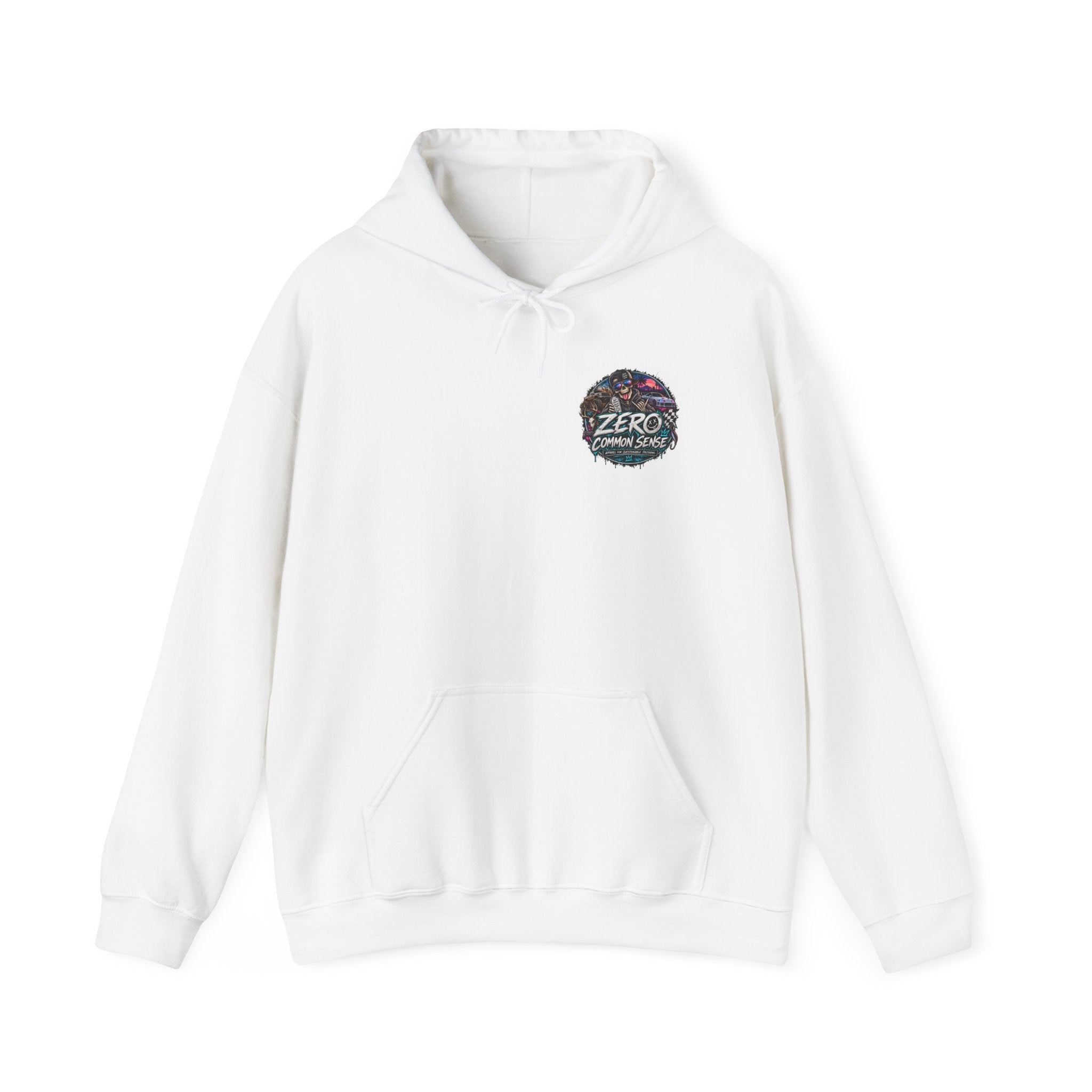 Hoodie — 'ZERO' Retro Vapor Wave Logo Streetwear Hoodie