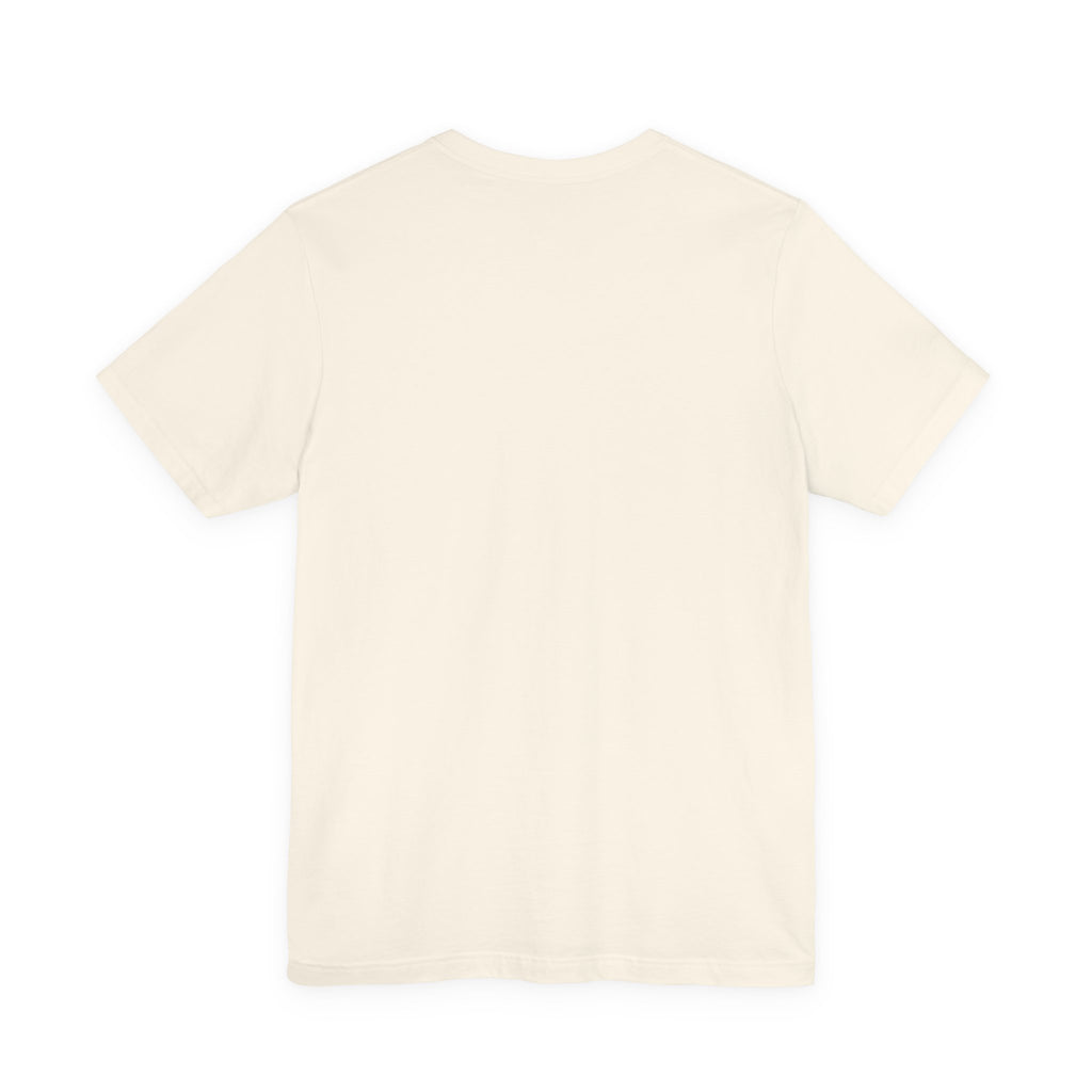 Embroidered Smile Patch Tee — Minimal Chest Logo T-Shirt