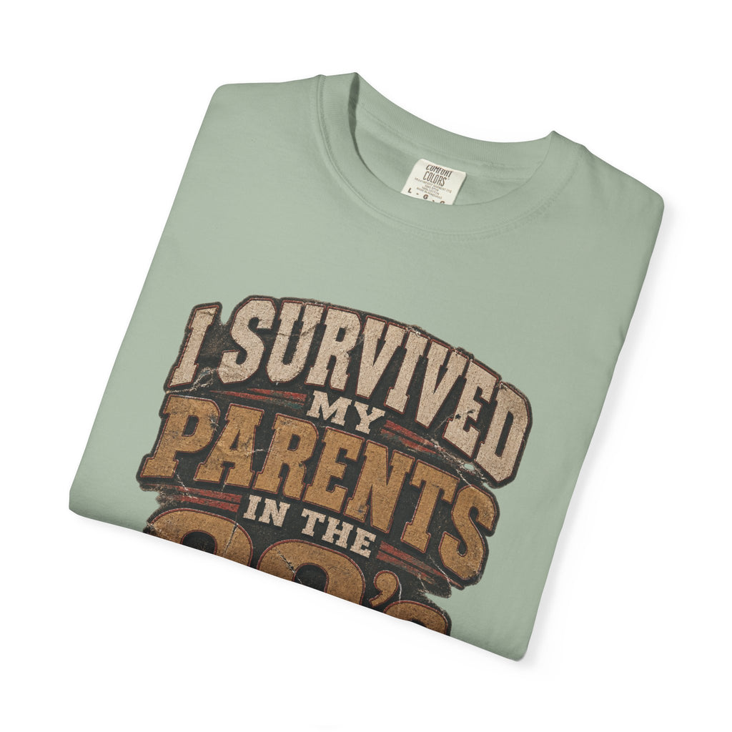 T-Shirt — "I Survived My Parents in the 90s" Retro Family Humor Tee