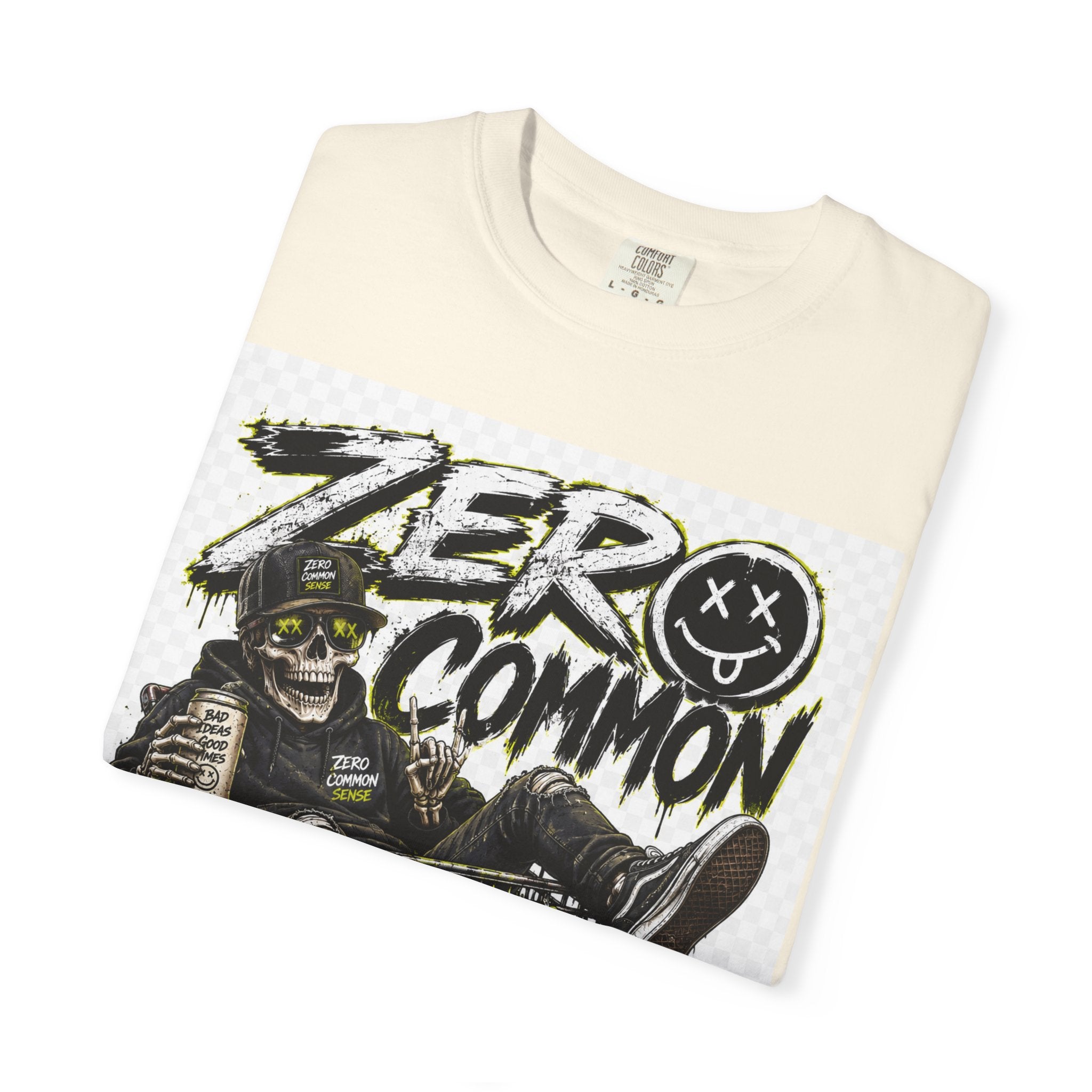Zero Common Sense Skateboard Graphic T-Shirt
