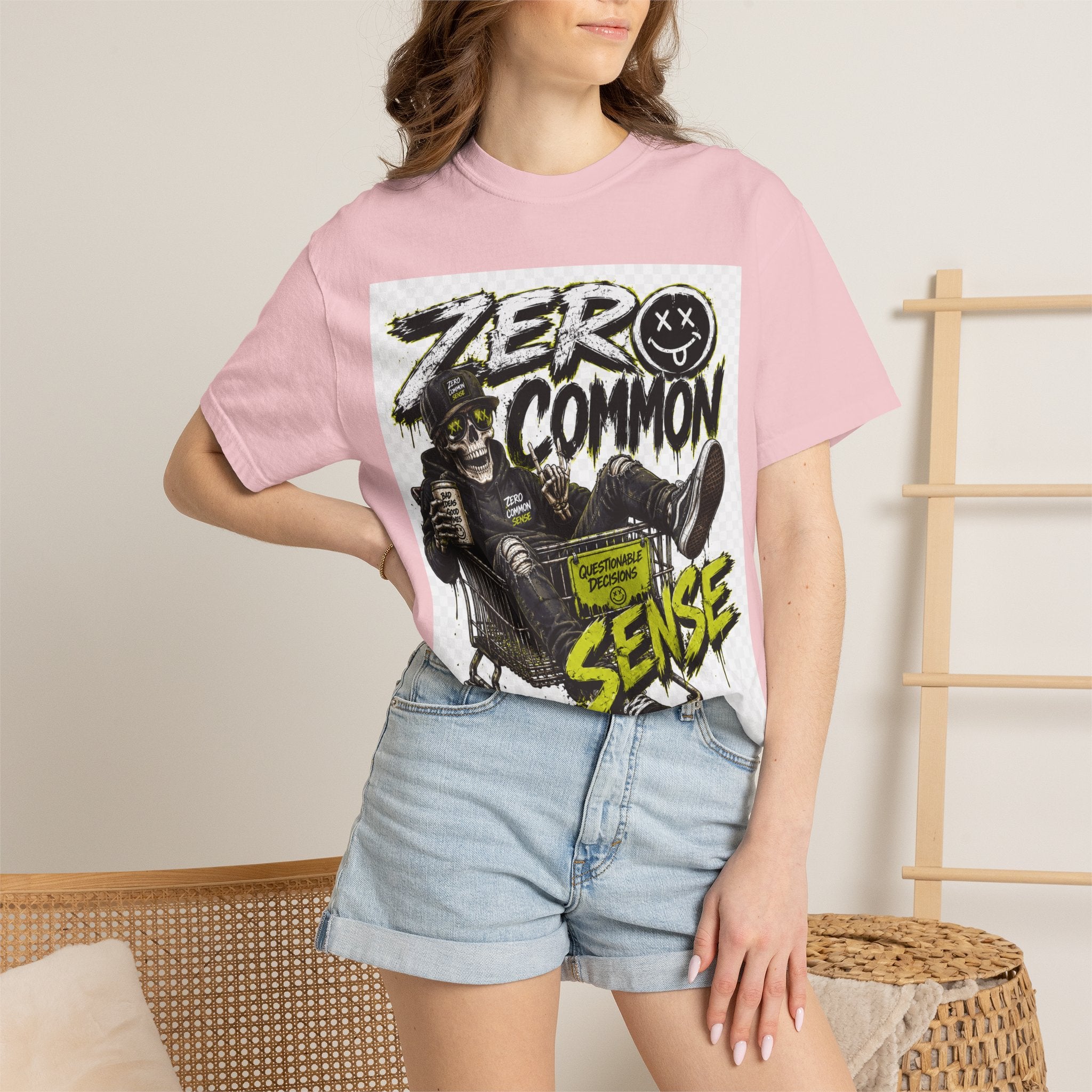 Zero Common Sense Skateboard Graphic T-Shirt