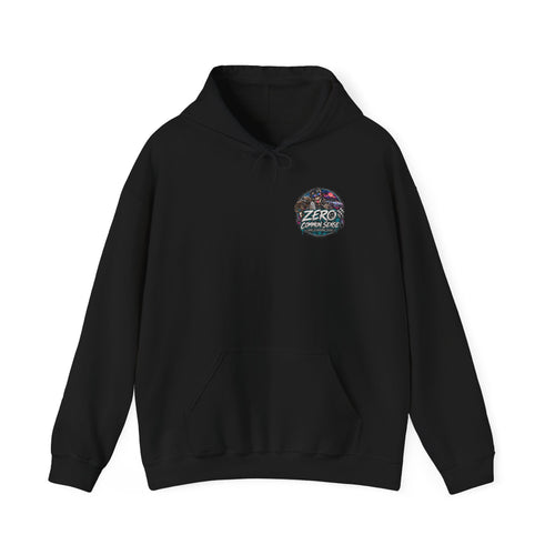 Hoodie — 'ZERO' Retro Vapor Wave Logo Streetwear Hoodie