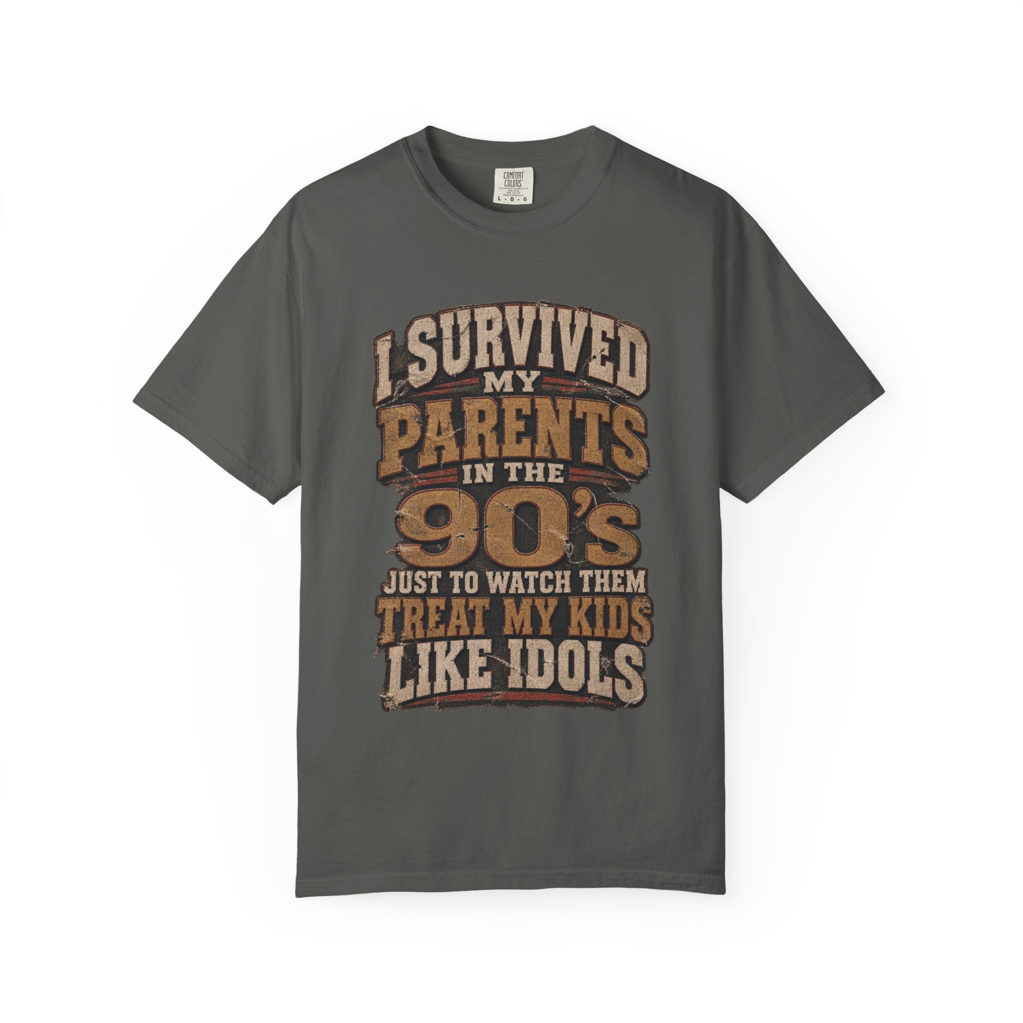 T-Shirt — "I Survived My Parents in the 90s" Retro Family Humor Tee