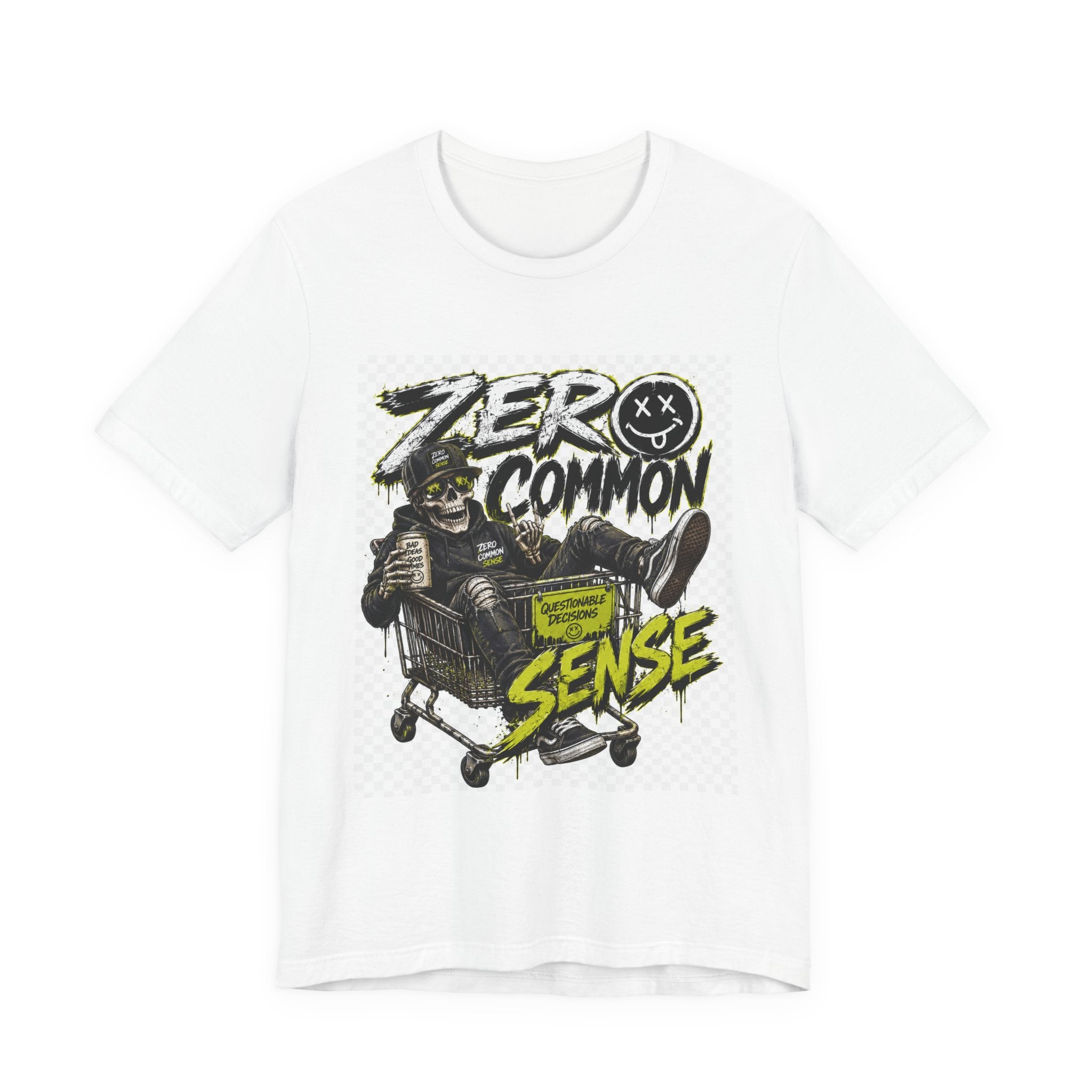 Zero Common Sense Graphic Tee — Edgy Streetwear T-Shirt
