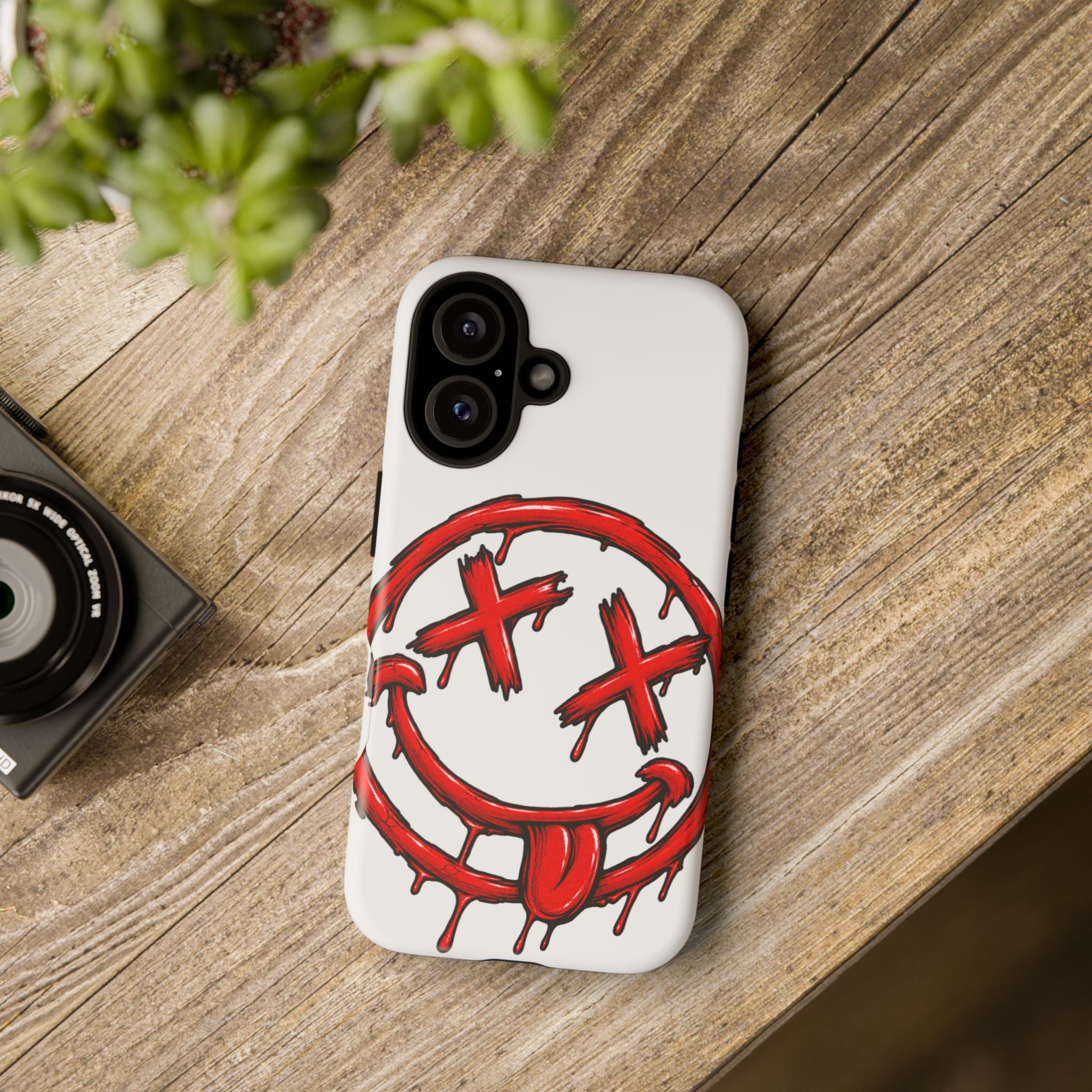 Grunge Dripping Smile Phone Case