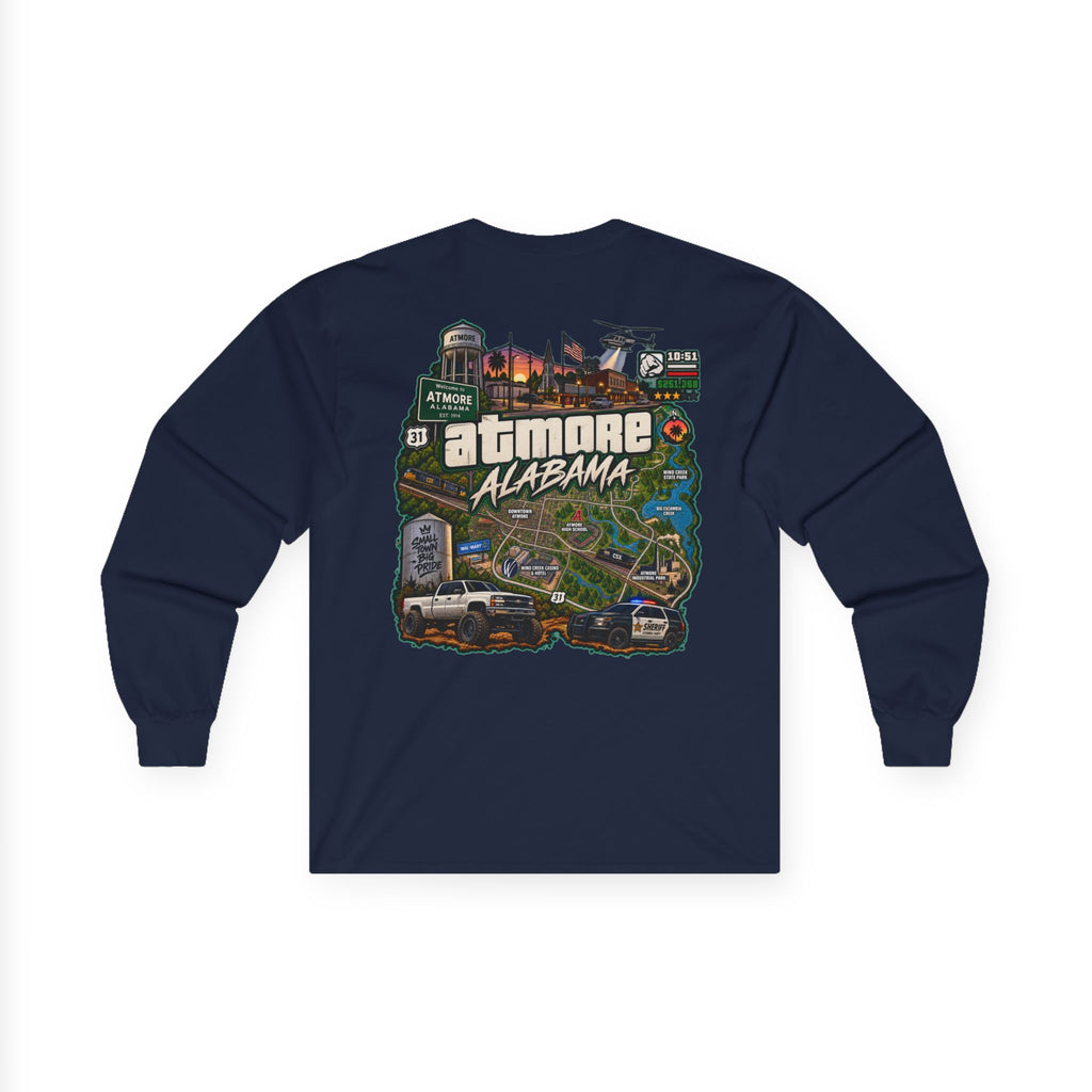 Atmore Alabama Graphic Long Sleeve Tee