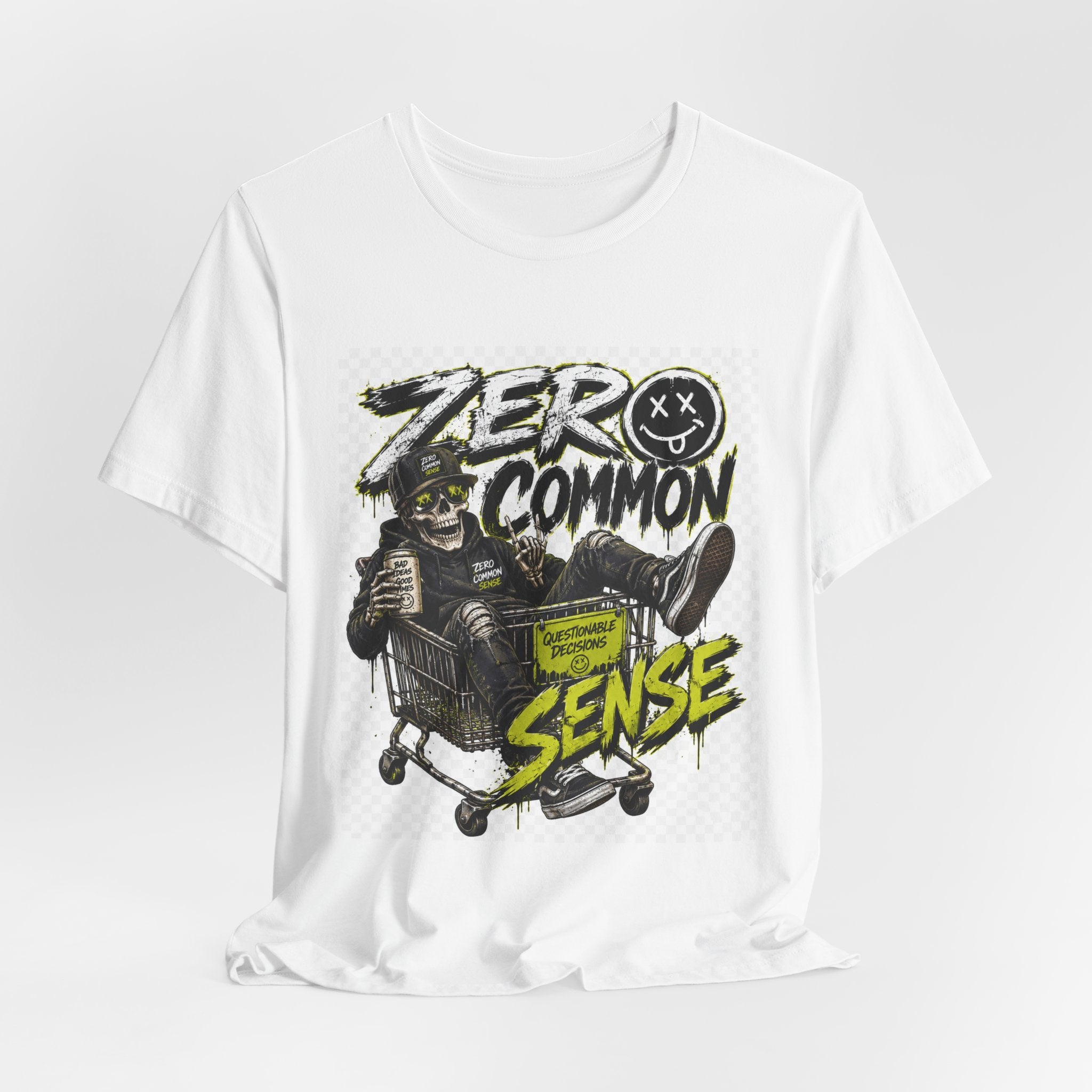 Zero Common Sense Graphic Tee — Edgy Streetwear T-Shirt