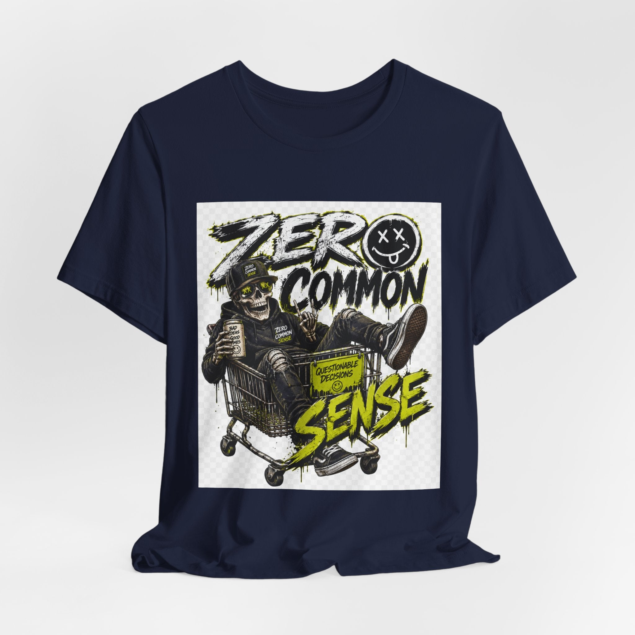 Zero Common Sense Graphic Tee — Edgy Streetwear T-Shirt