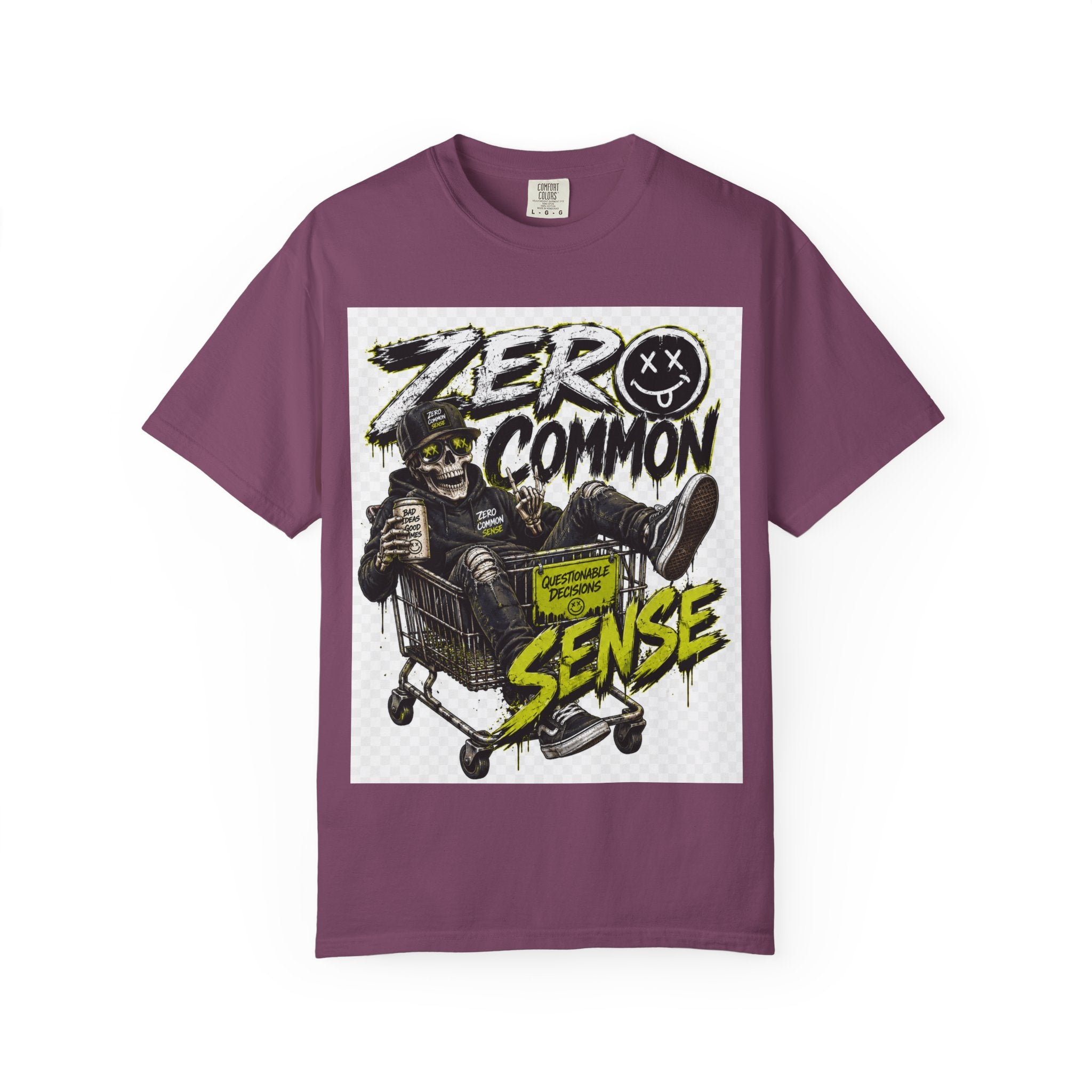 Zero Common Sense Skateboard Graphic T-Shirt