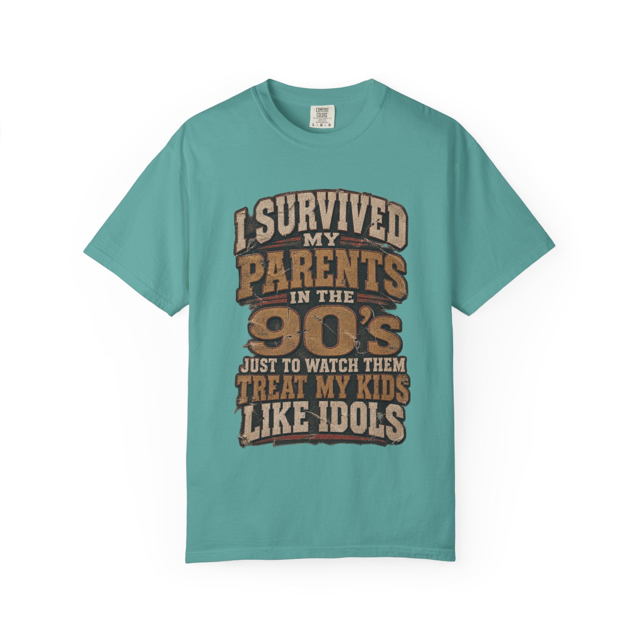 T-Shirt — "I Survived My Parents in the 90s" Retro Family Humor Tee