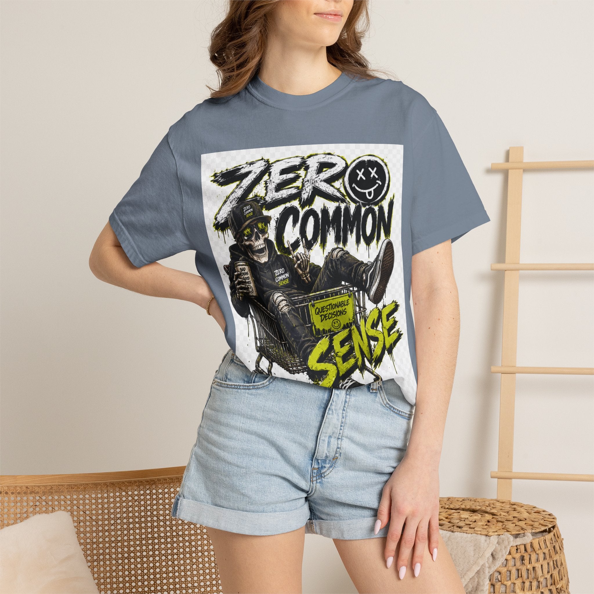 Zero Common Sense Skateboard Graphic T-Shirt