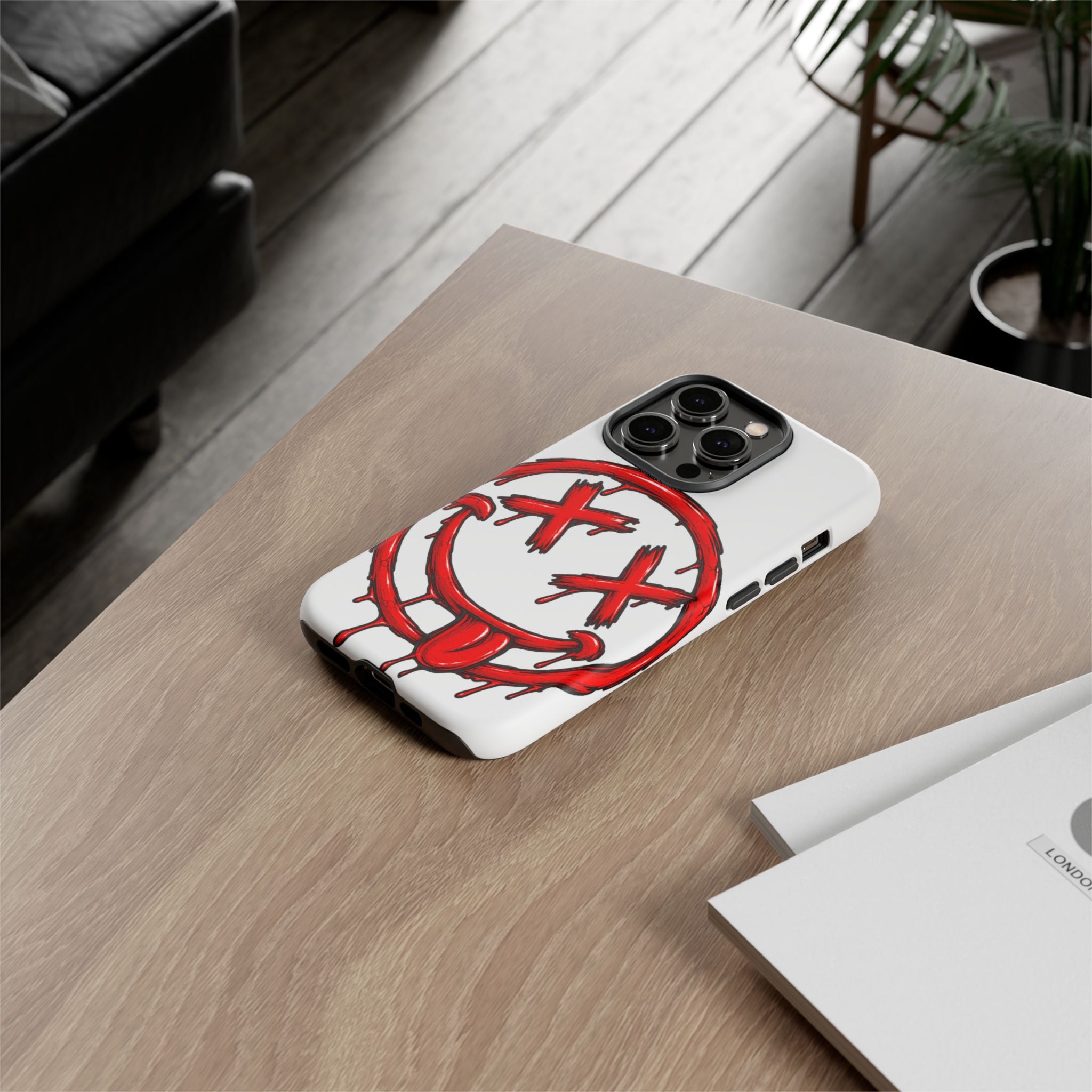 Grunge Dripping Smile Phone Case