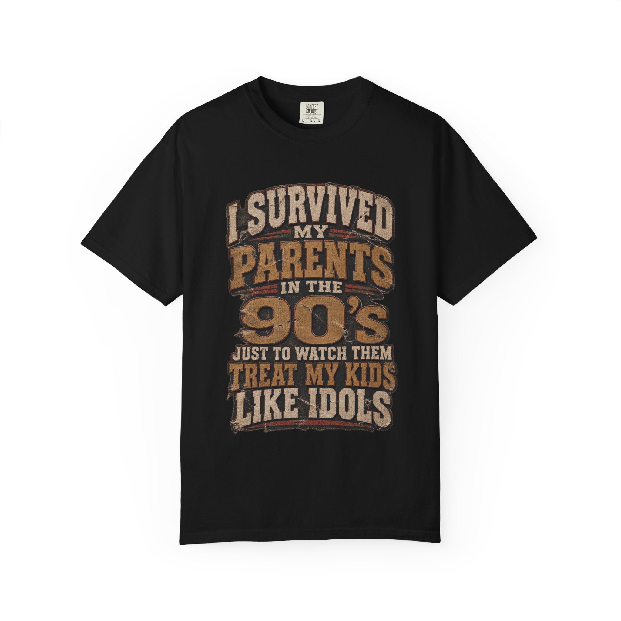 T-Shirt — "I Survived My Parents in the 90s" Retro Family Humor Tee