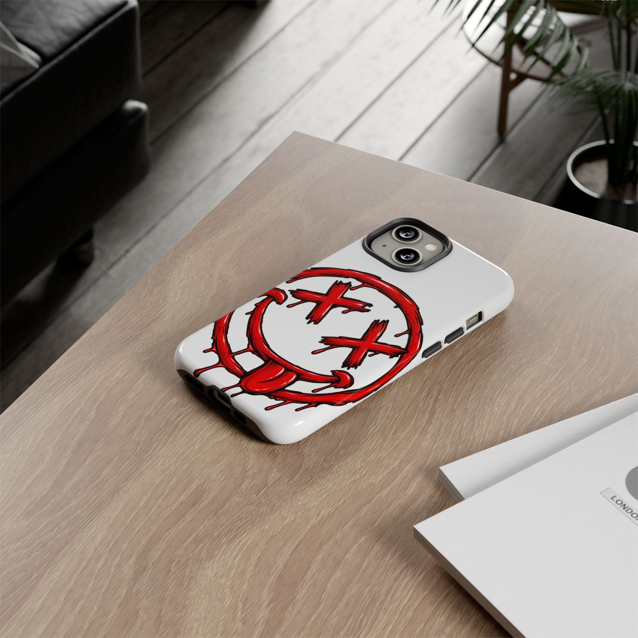 Grunge Dripping Smile Phone Case