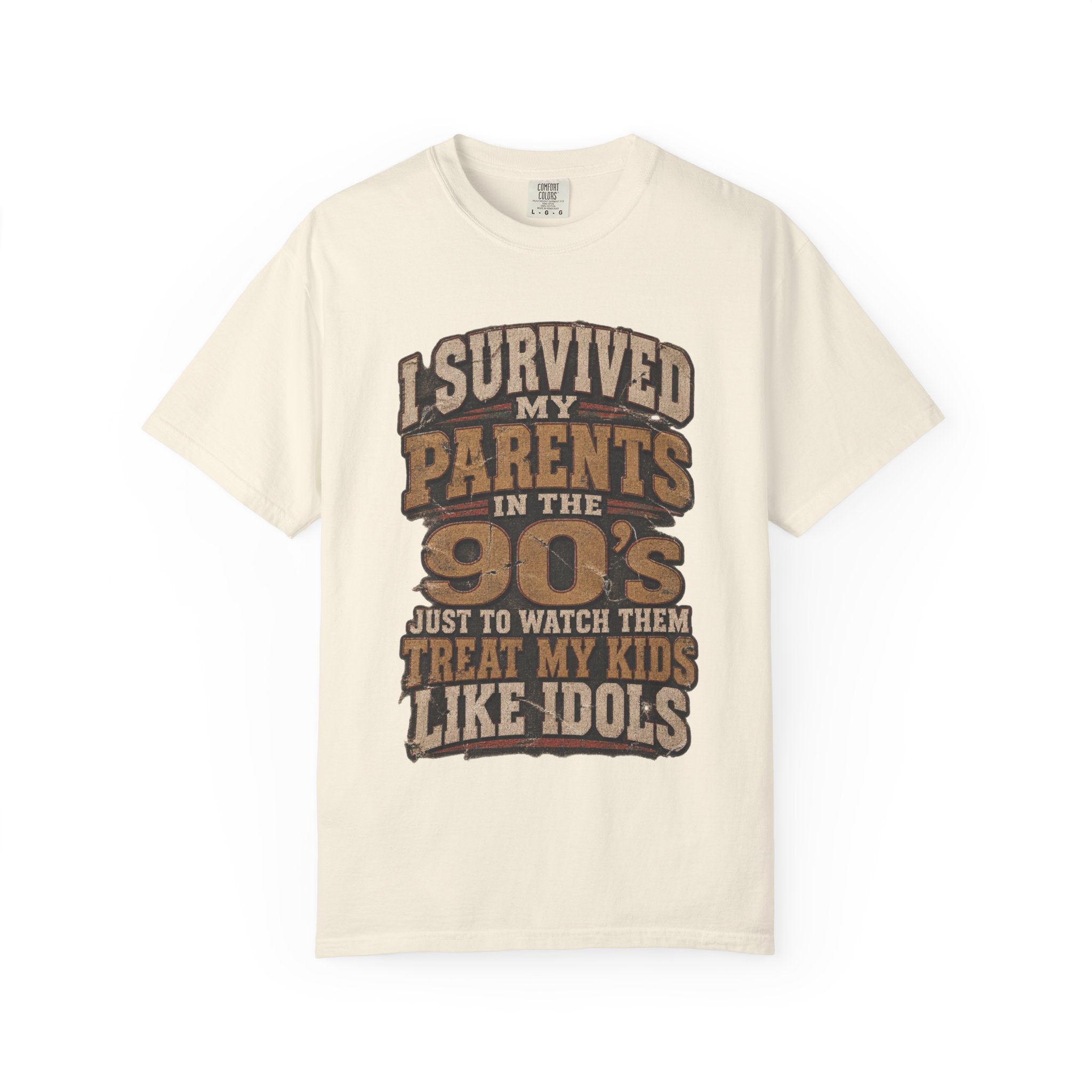 T-Shirt — "I Survived My Parents in the 90s" Retro Family Humor Tee