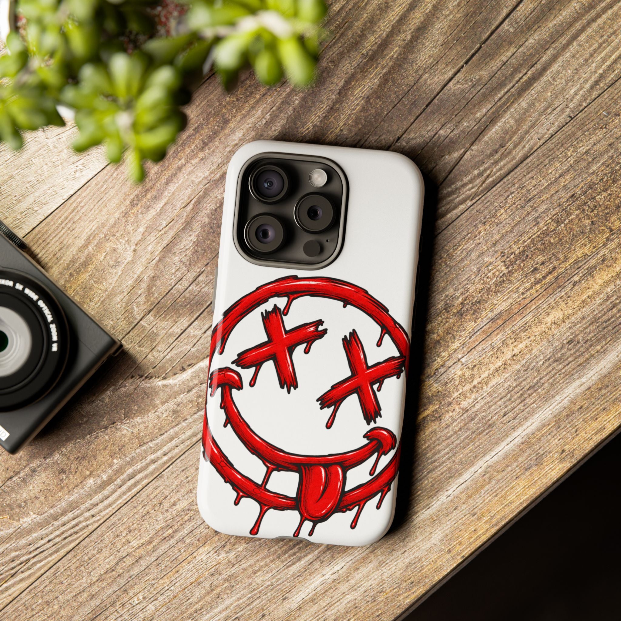 Grunge Dripping Smile Phone Case