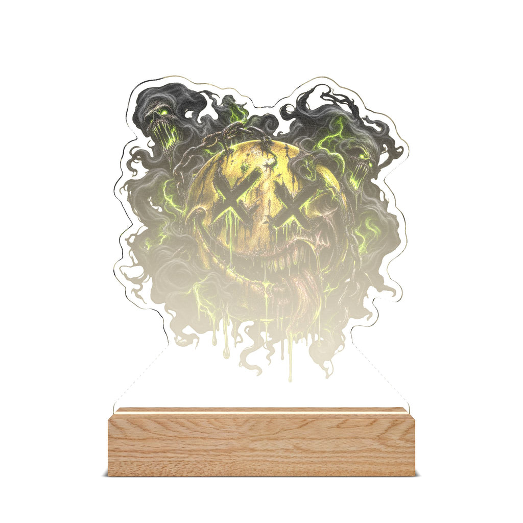 UV Glow Skull Night Light
