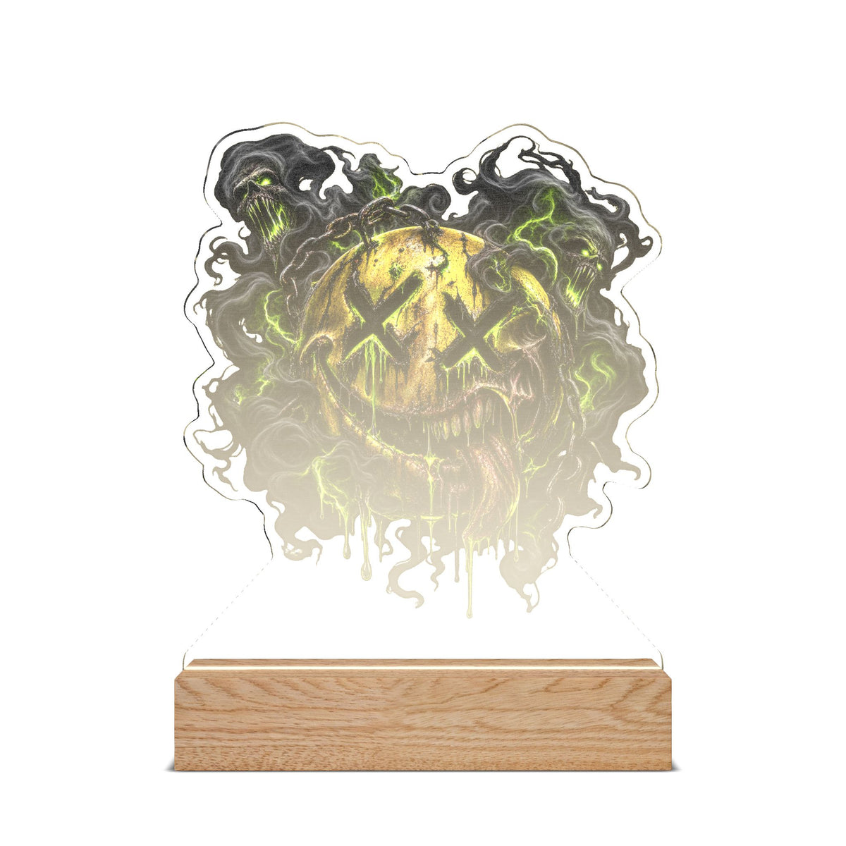 UV Glow Skull Night Light