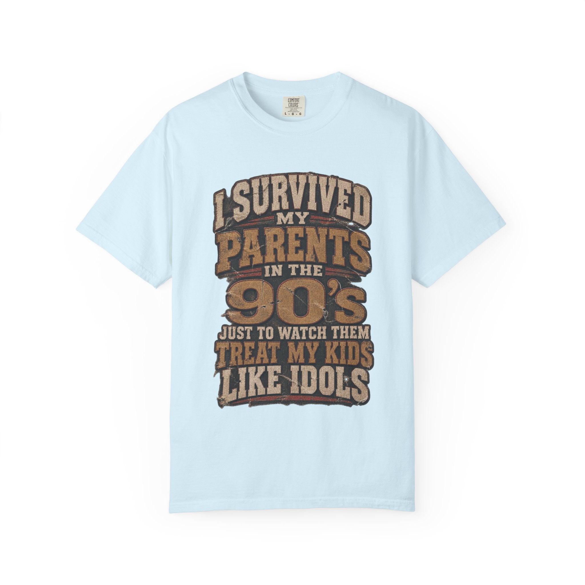 T-Shirt — "I Survived My Parents in the 90s" Retro Family Humor Tee