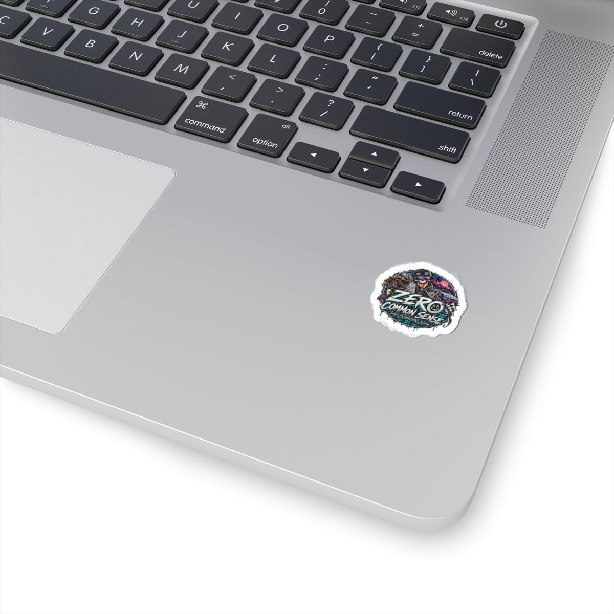 Zero Common Sense Sticker — Retro Skate Punk Kiss-Cut Decal for Laptops & Gear