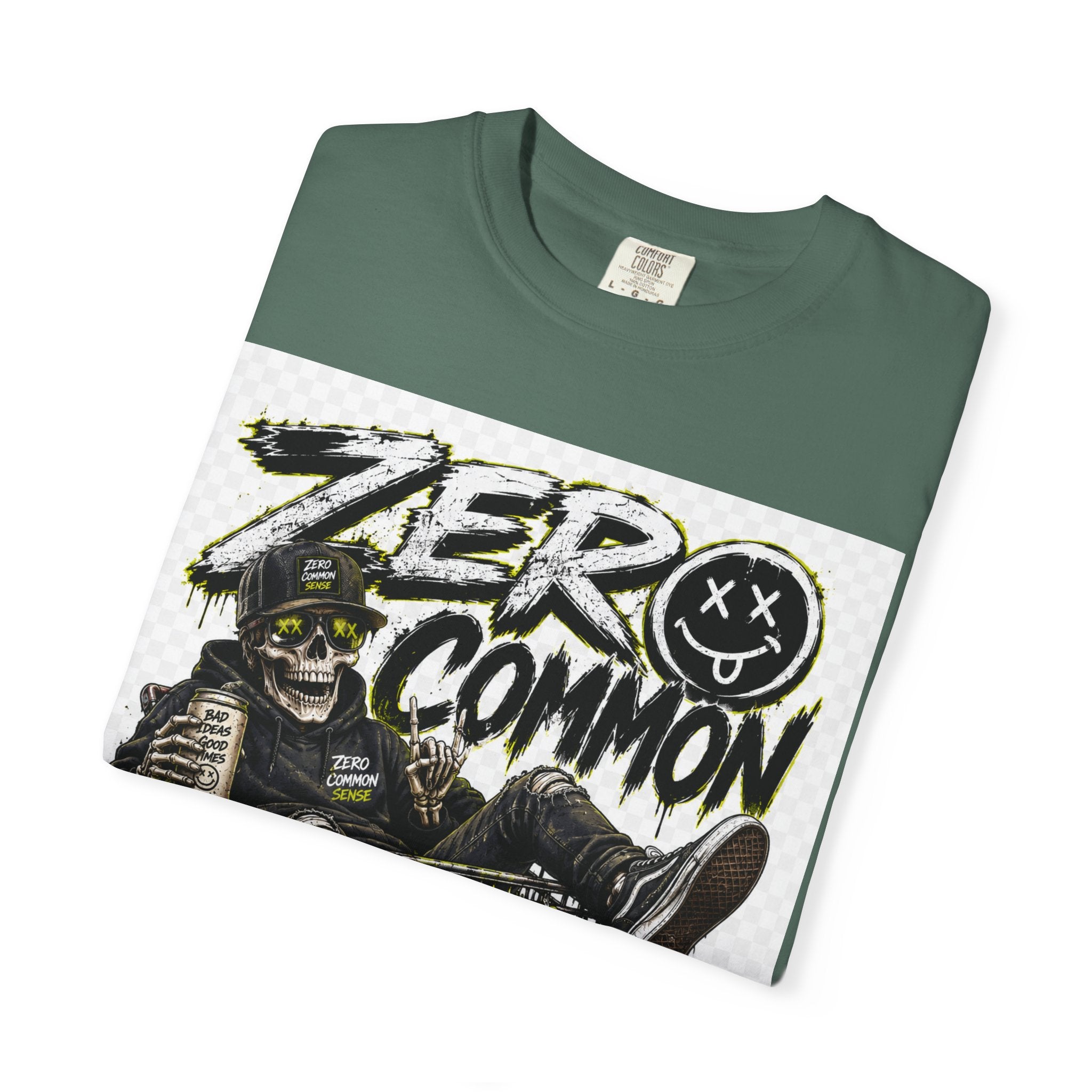 Zero Common Sense Skateboard Graphic T-Shirt