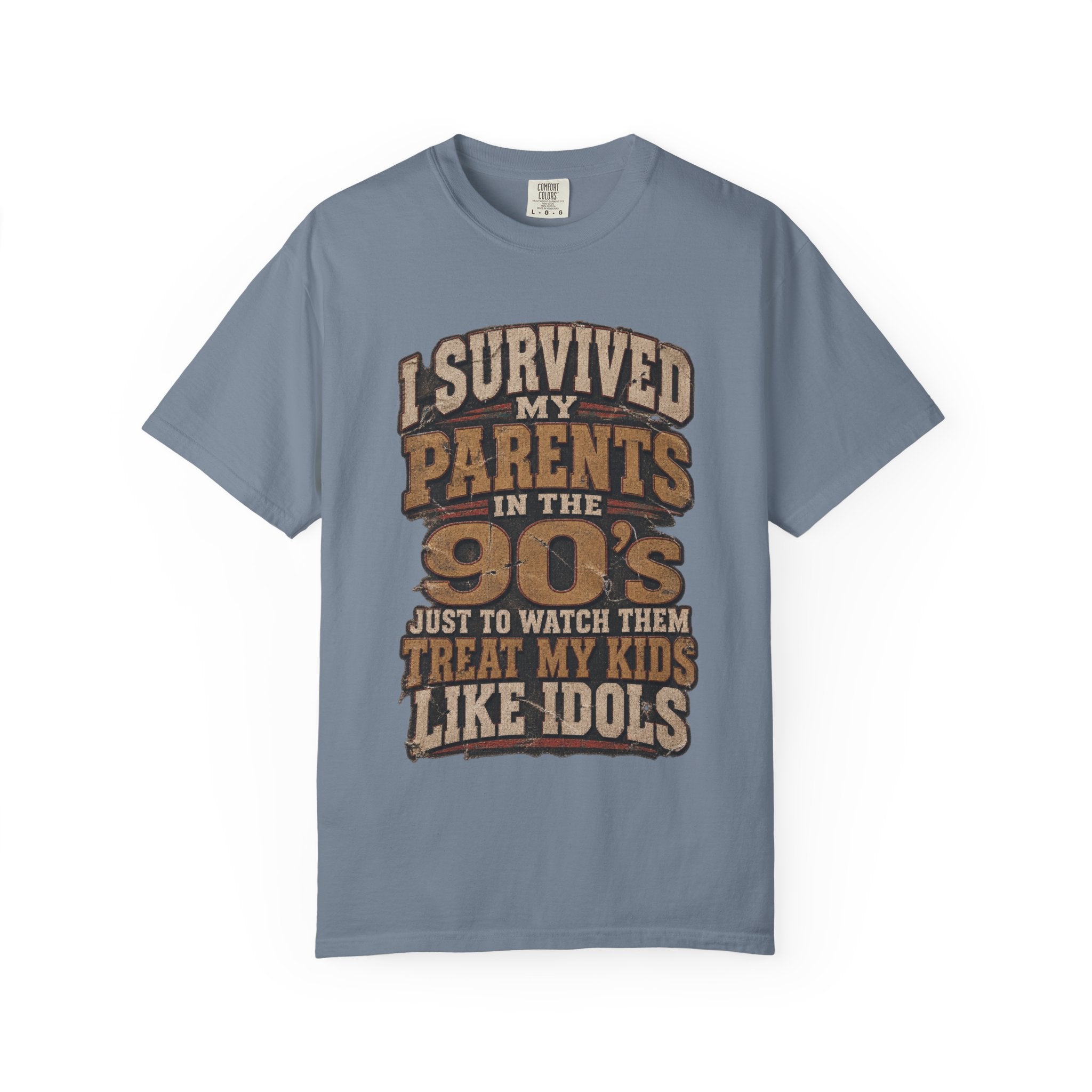 T-Shirt — "I Survived My Parents in the 90s" Retro Family Humor Tee