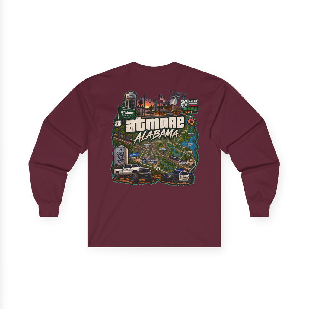 Atmore Alabama Graphic Long Sleeve Tee