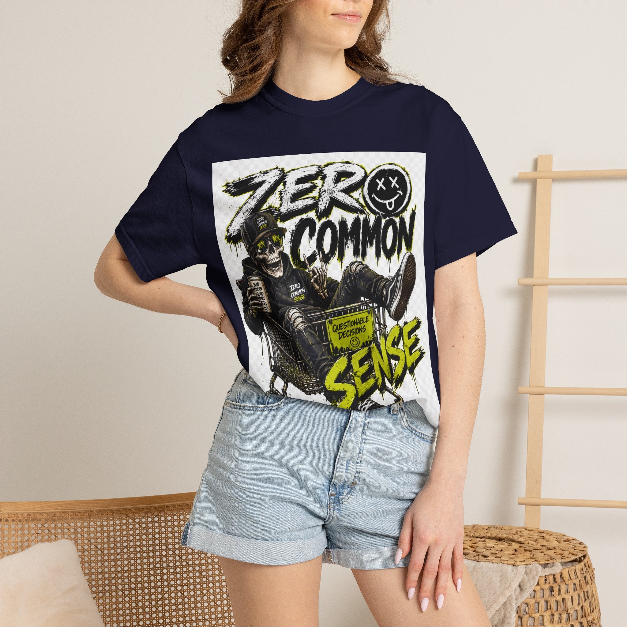 Zero Common Sense Skateboard Graphic T-Shirt
