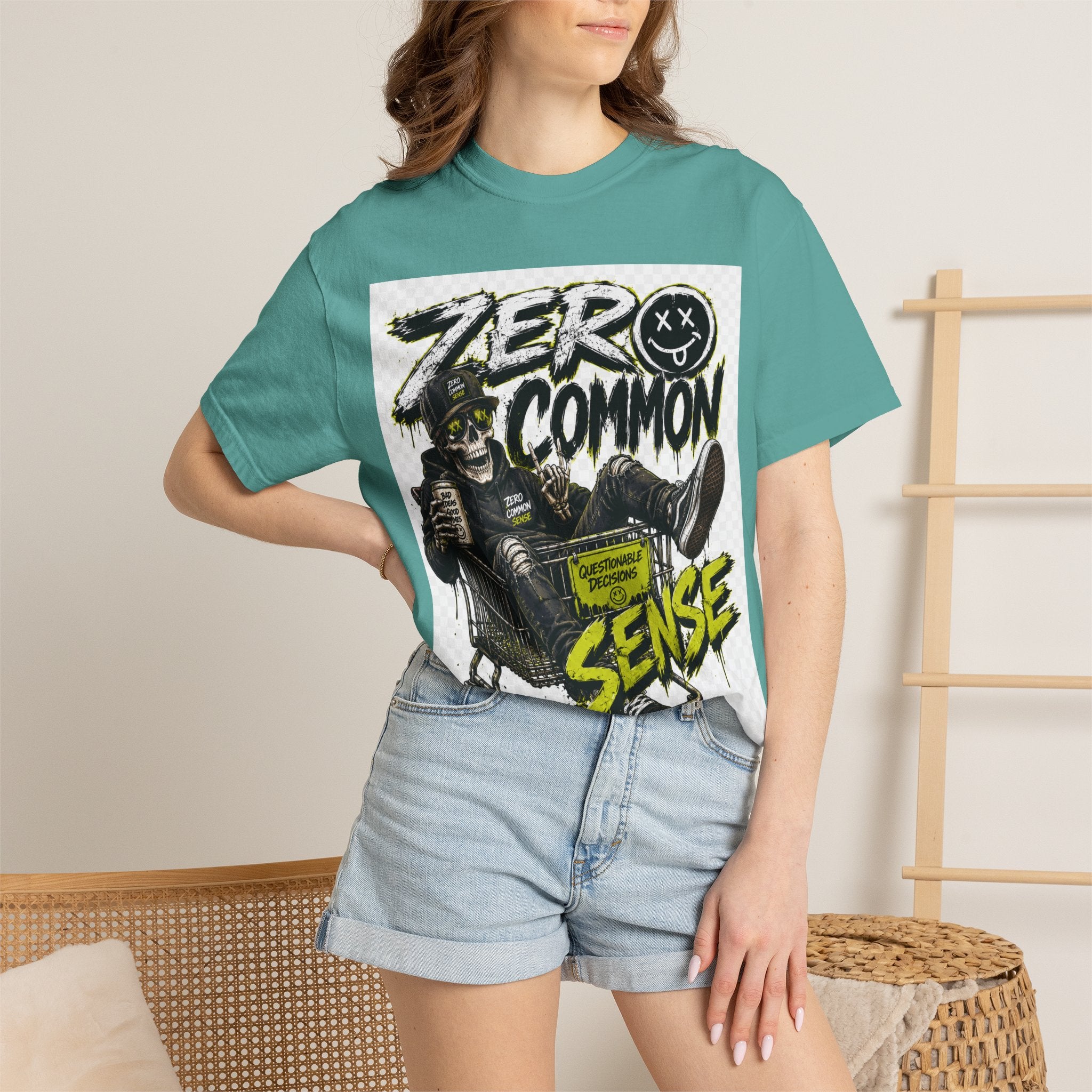 Zero Common Sense Skateboard Graphic T-Shirt