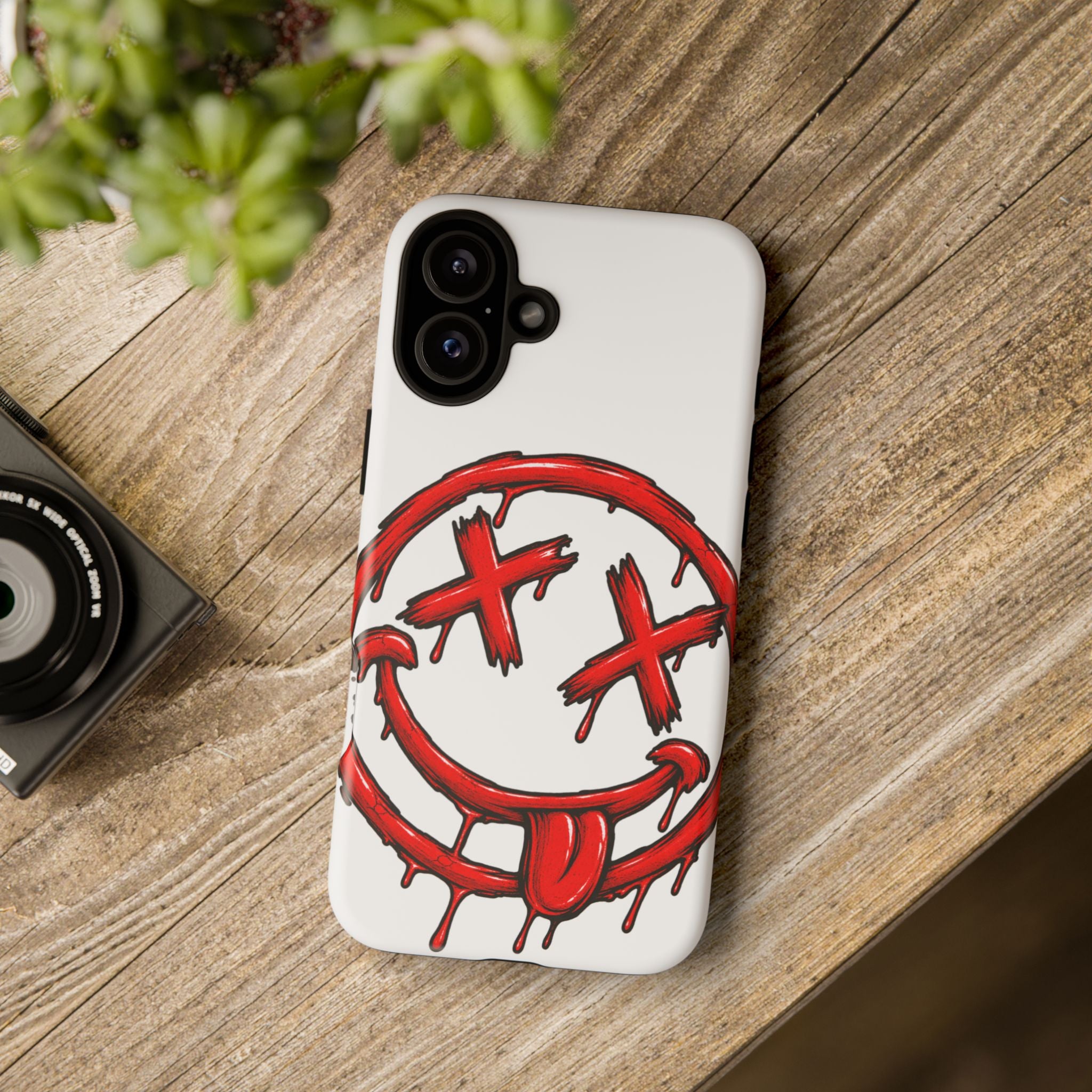 Grunge Dripping Smile Phone Case