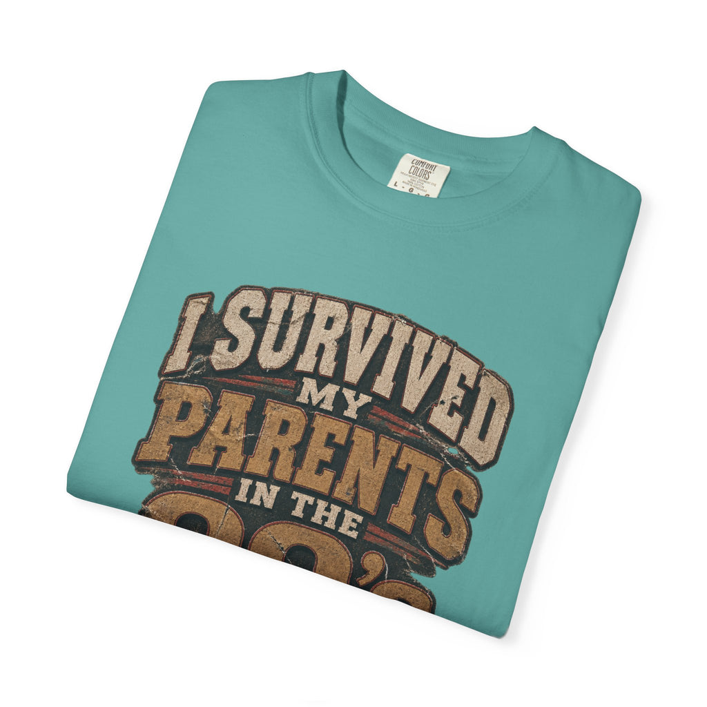 T-Shirt — "I Survived My Parents in the 90s" Retro Family Humor Tee