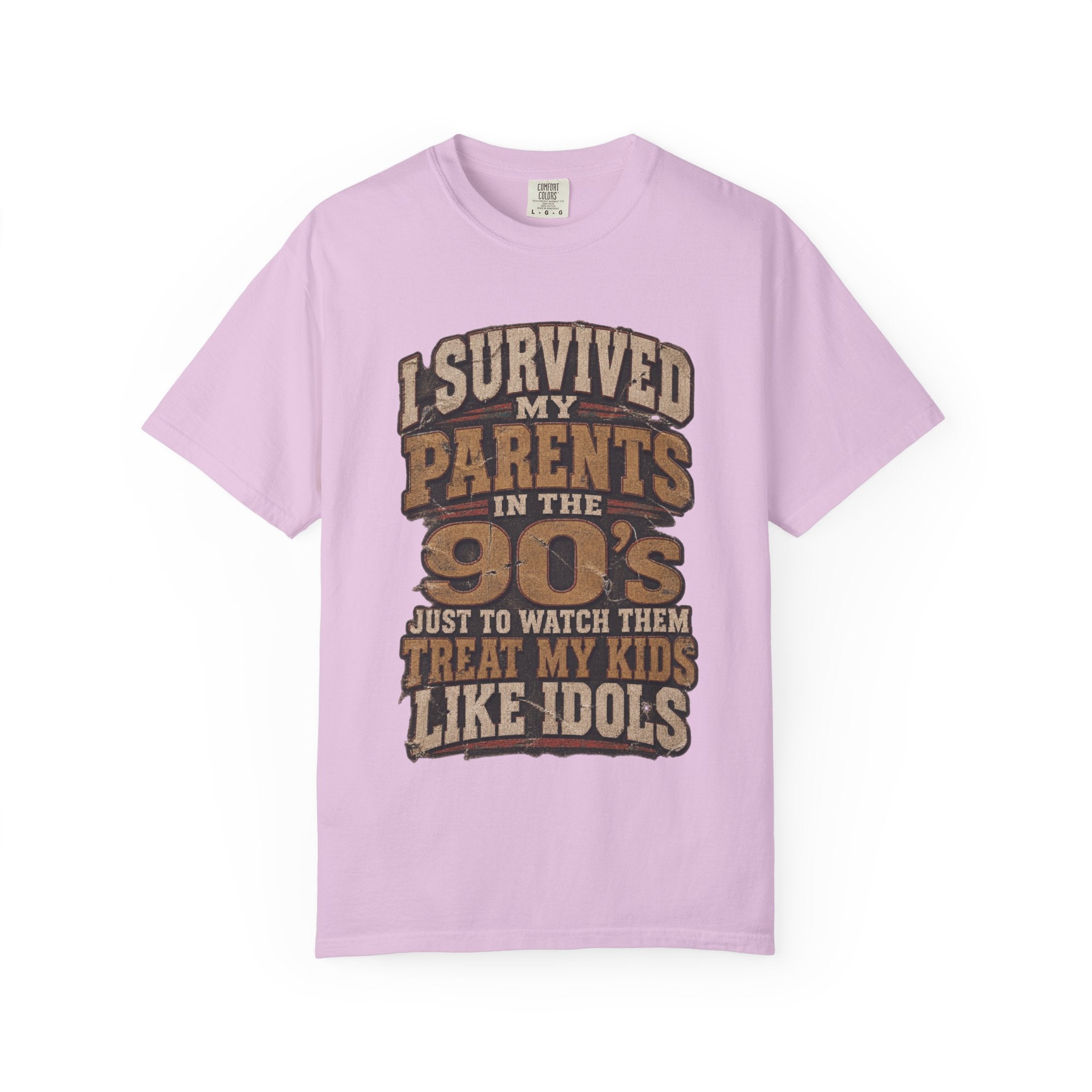 T-Shirt — "I Survived My Parents in the 90s" Retro Family Humor Tee