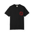 Static Culture Car Tee — Dripping Smiley Graphic T-Shirt