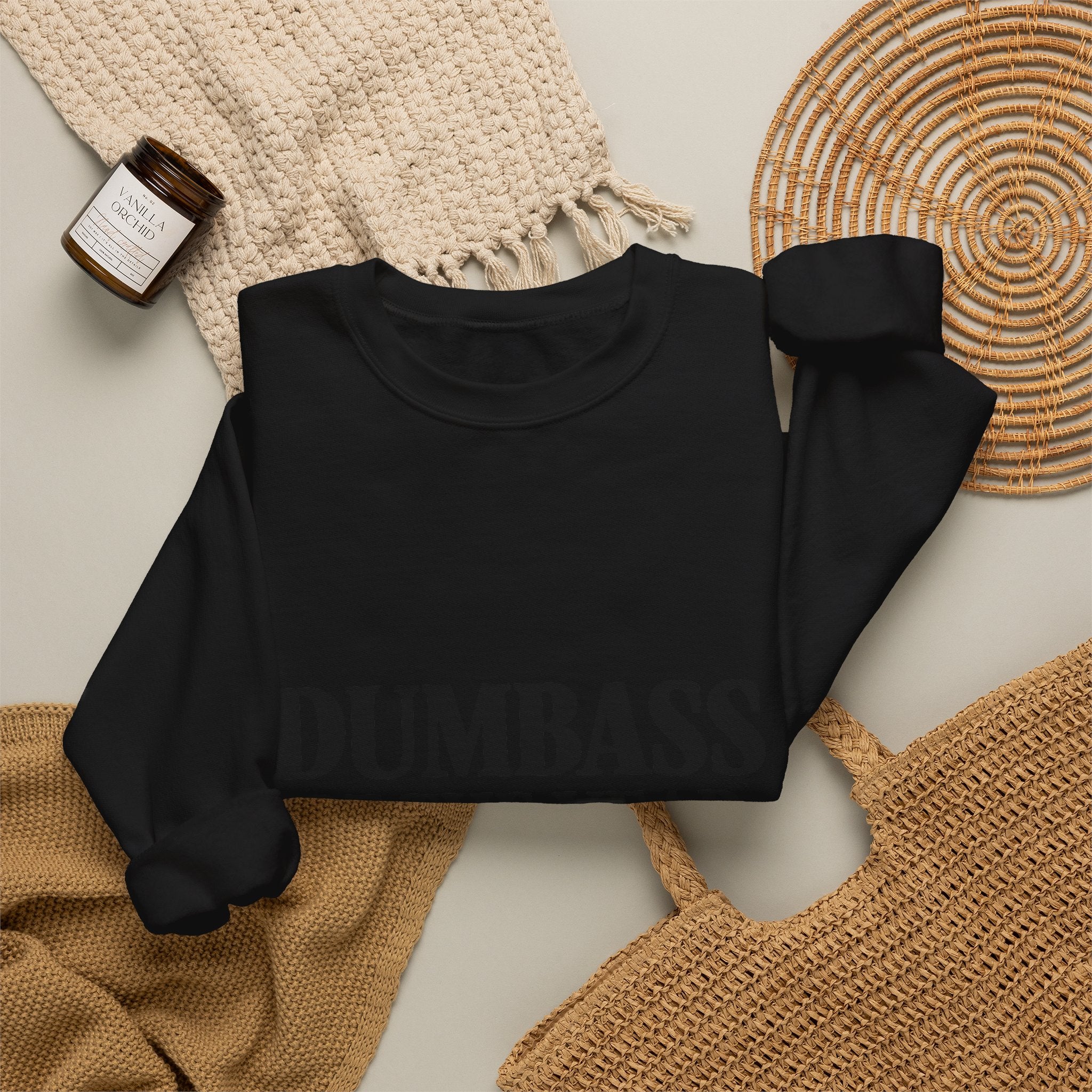 Dumbass of the Year Crewneck Sweatshirt — Funny Gag Award Pullover