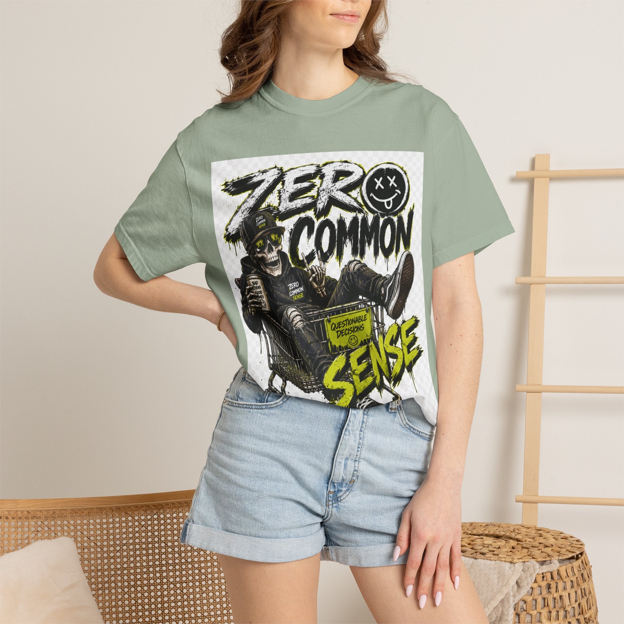 Zero Common Sense Skateboard Graphic T-Shirt