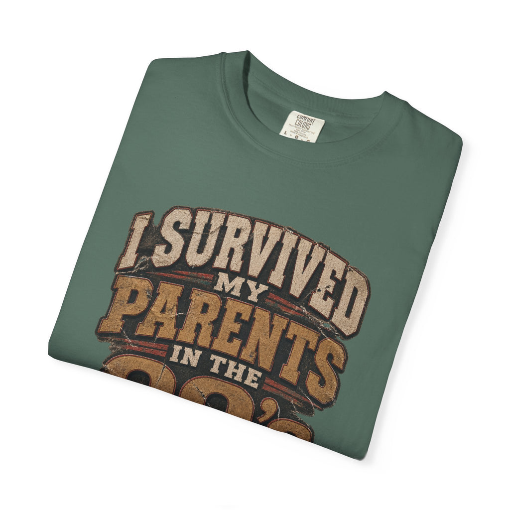 T-Shirt — "I Survived My Parents in the 90s" Retro Family Humor Tee