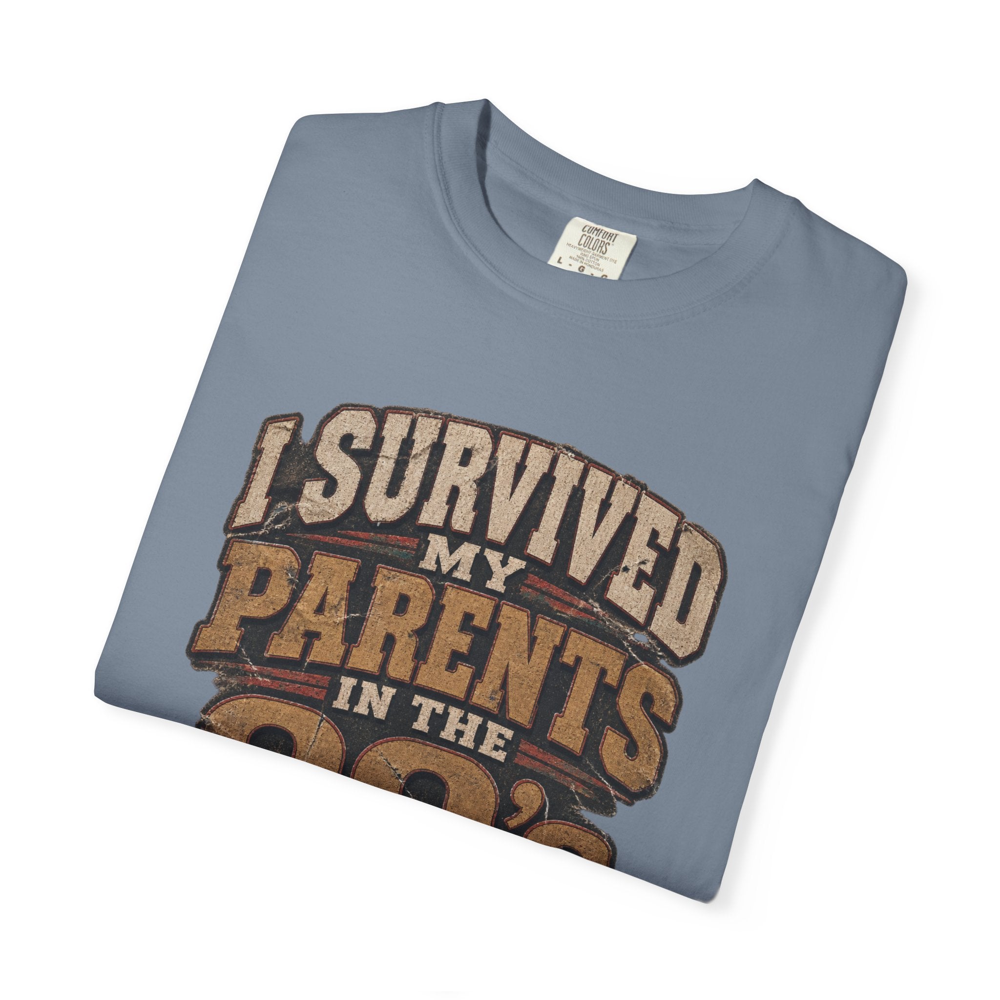 T-Shirt — "I Survived My Parents in the 90s" Retro Family Humor Tee