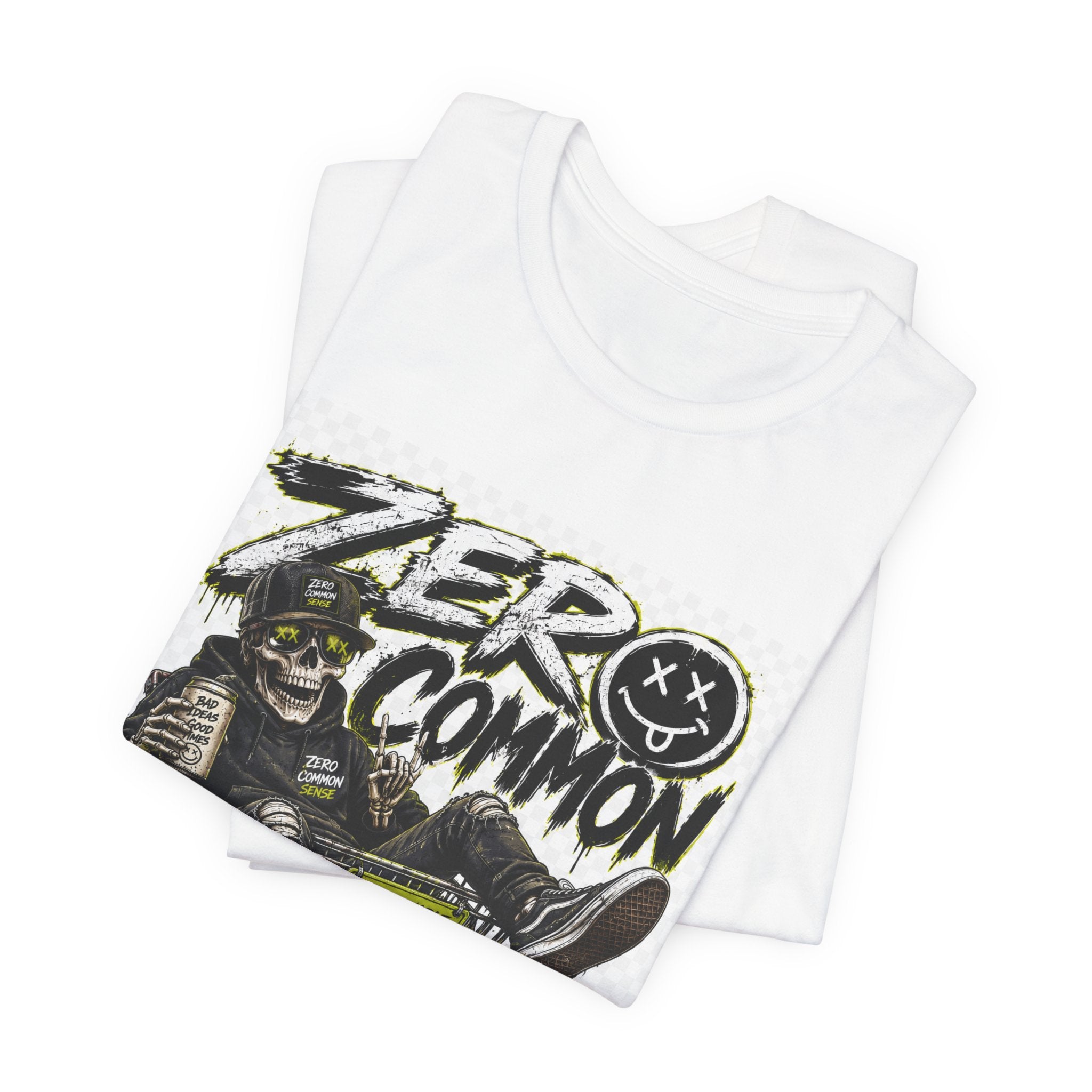 Zero Common Sense Graphic Tee — Edgy Streetwear T-Shirt