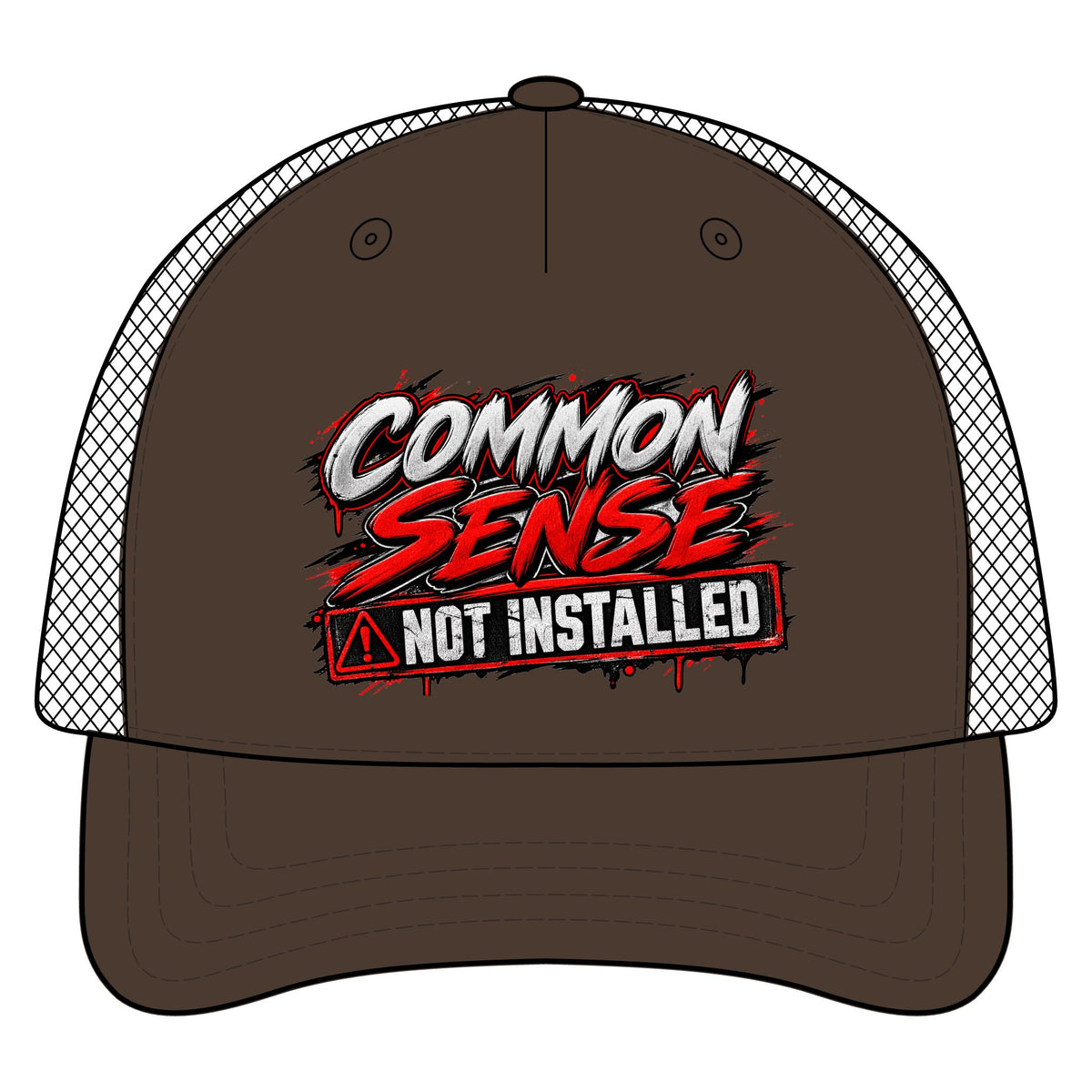 Printed Five-Panel Trucker