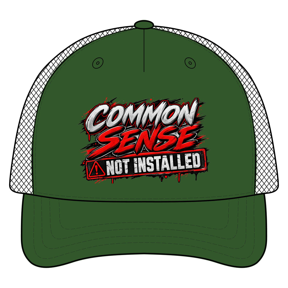 Printed Five-Panel Trucker
