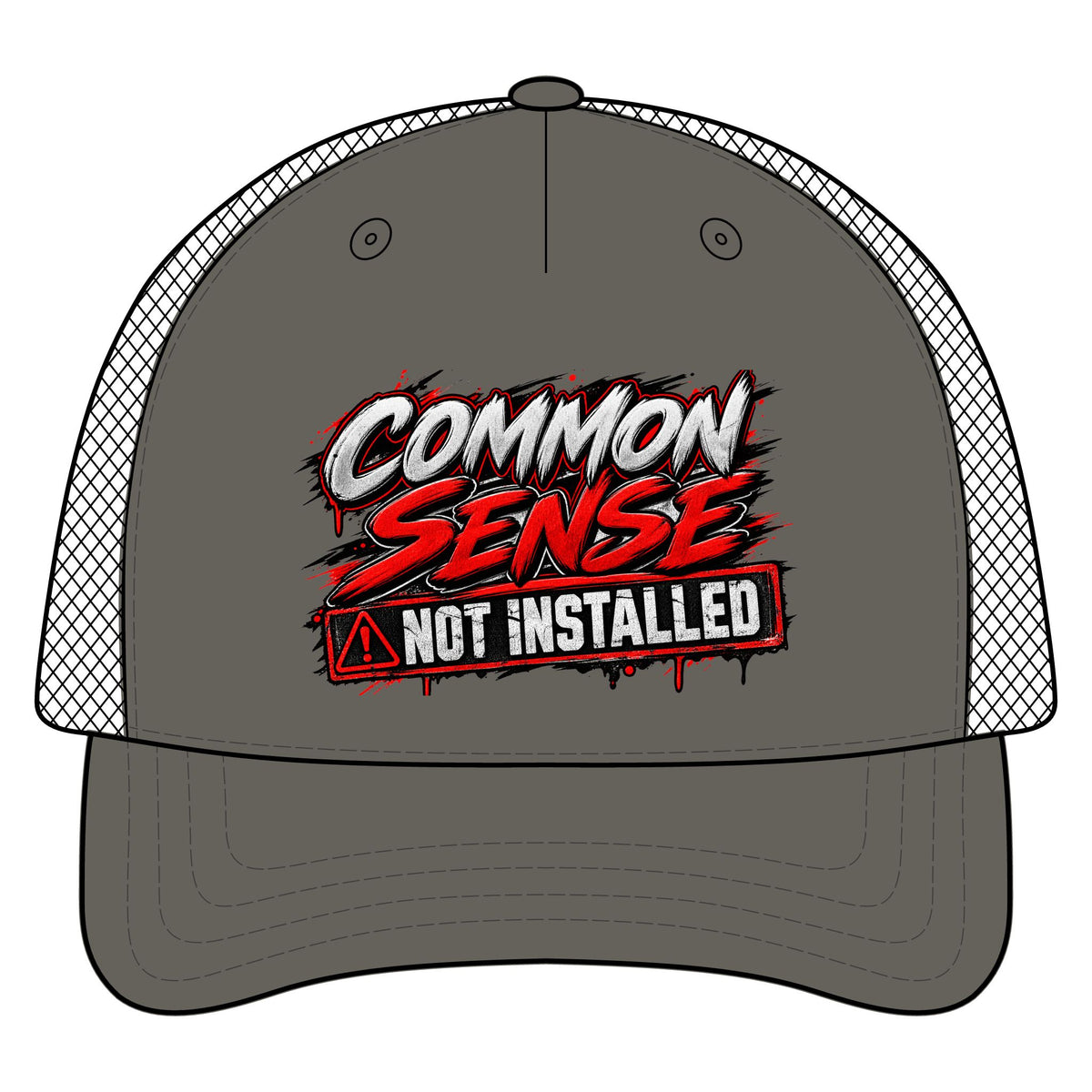 Printed Five-Panel Trucker