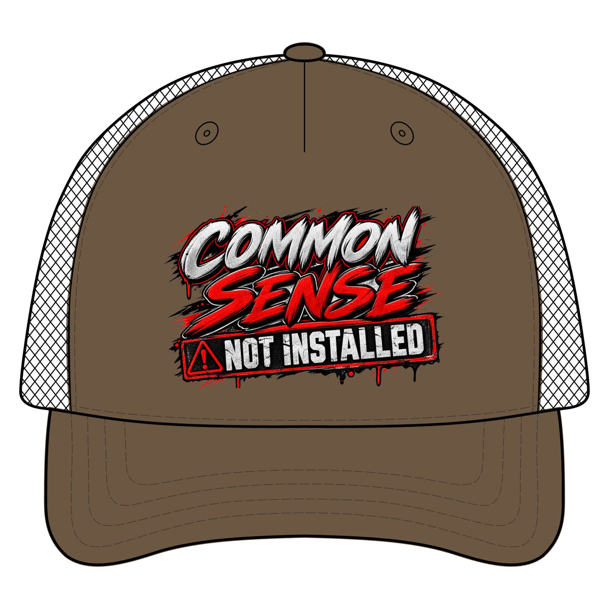 Printed Five-Panel Trucker