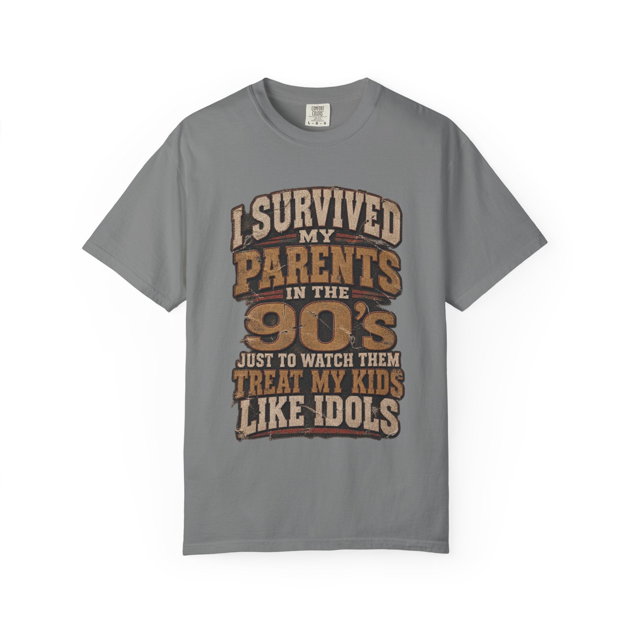 T-Shirt — "I Survived My Parents in the 90s" Retro Family Humor Tee