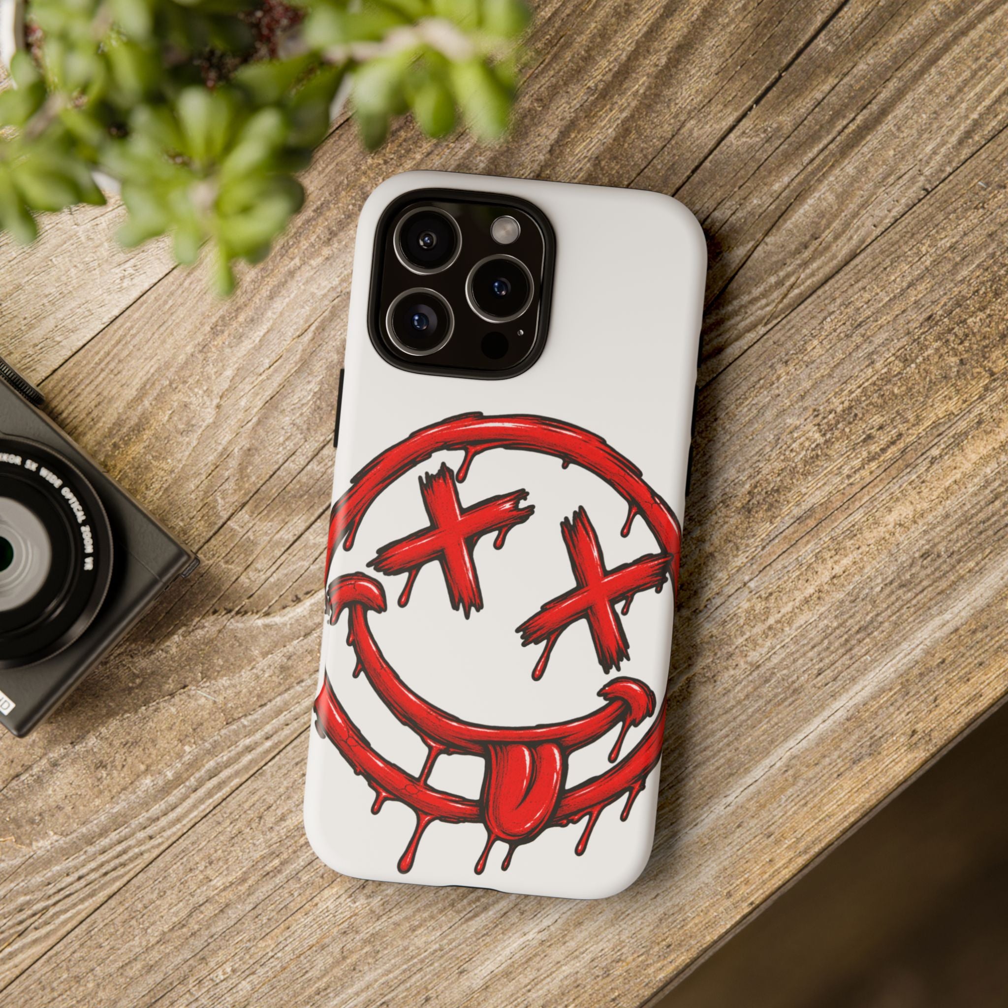 Grunge Dripping Smile Phone Case