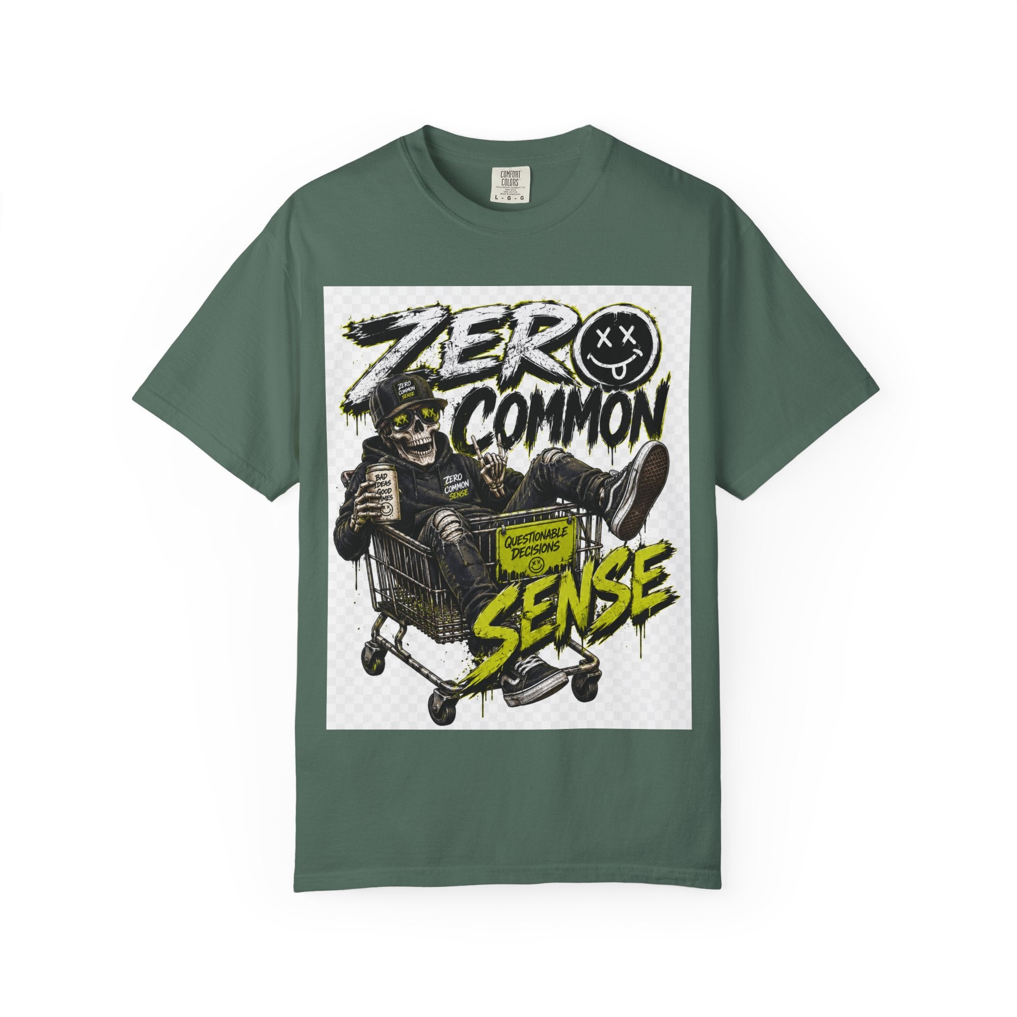 Zero Common Sense Skateboard Graphic T-Shirt